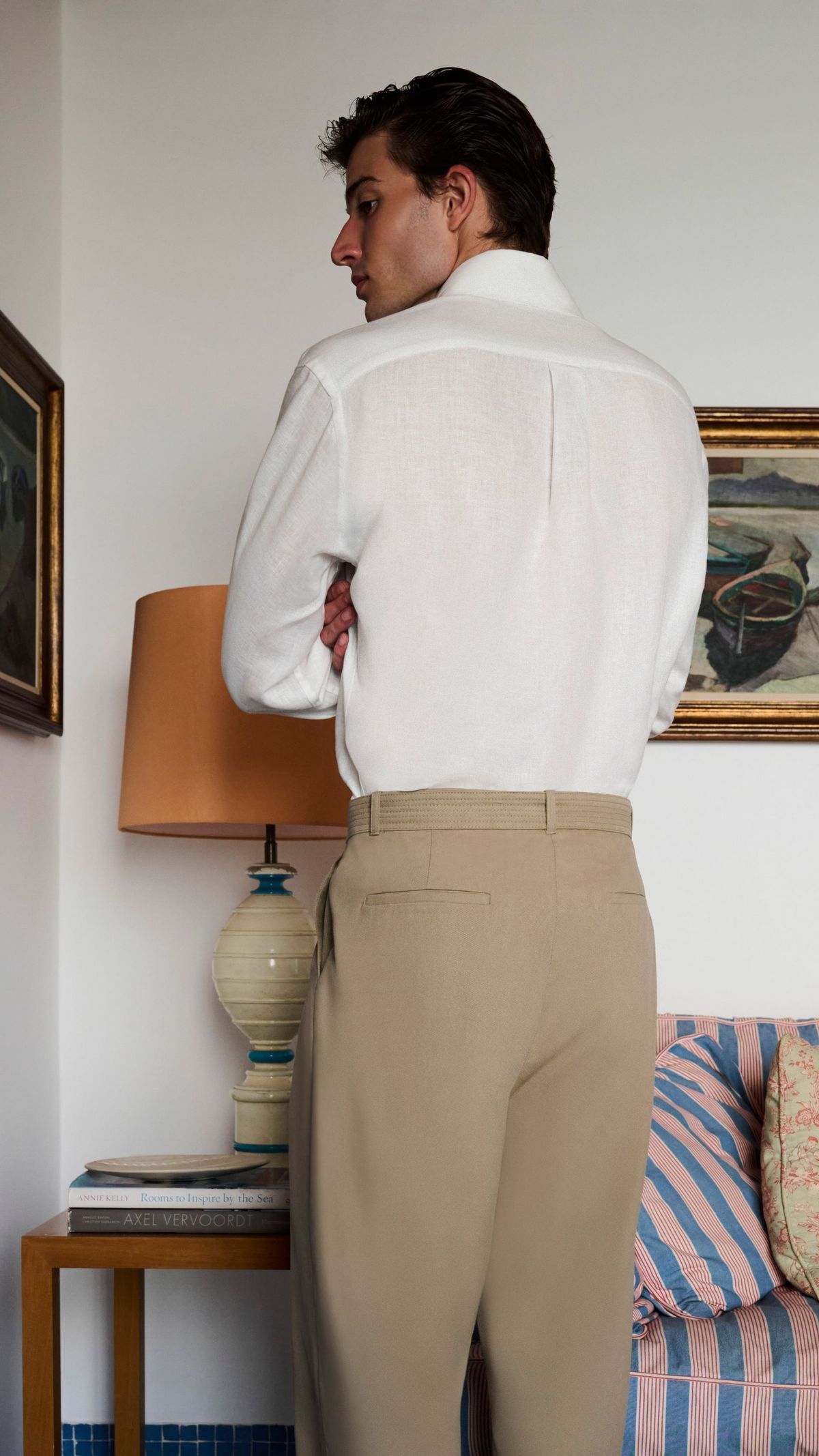 CAMISA LINHO BOLSOS