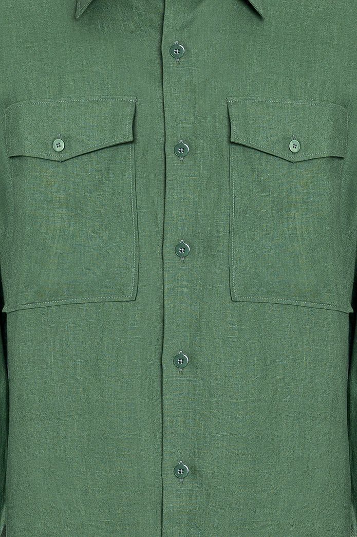 CAMISA LINHO BOLSOS