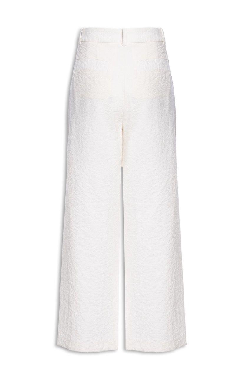 CALÇA SEDA COM PREGAS