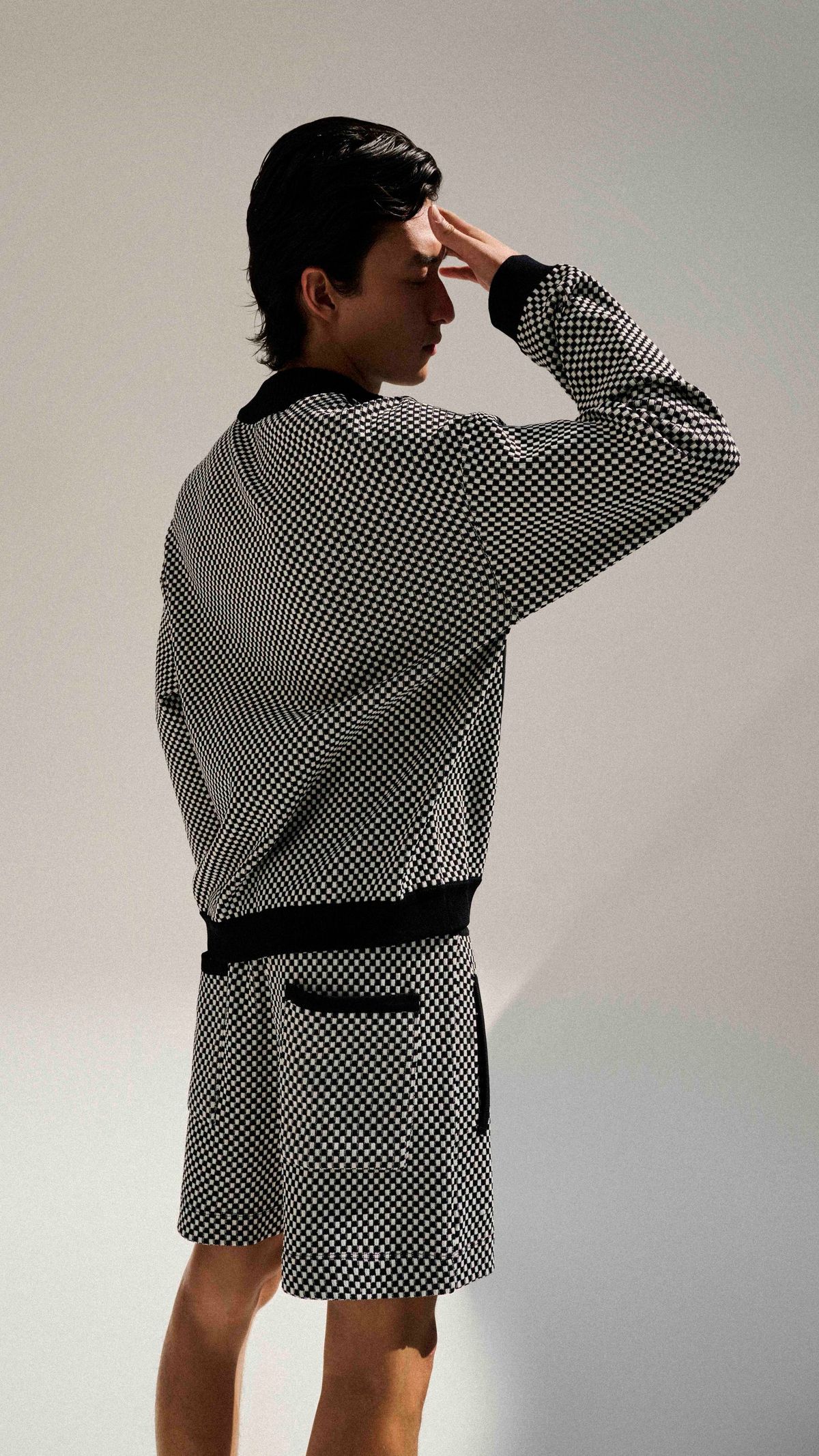 SWEATER XADREZ TRICOT