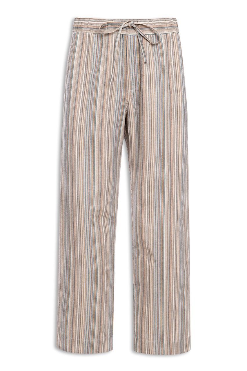 CALÇA LISTRAS LINHO