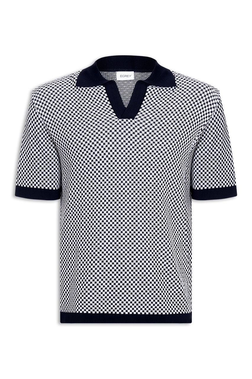 POLO XADREZ TRICOT