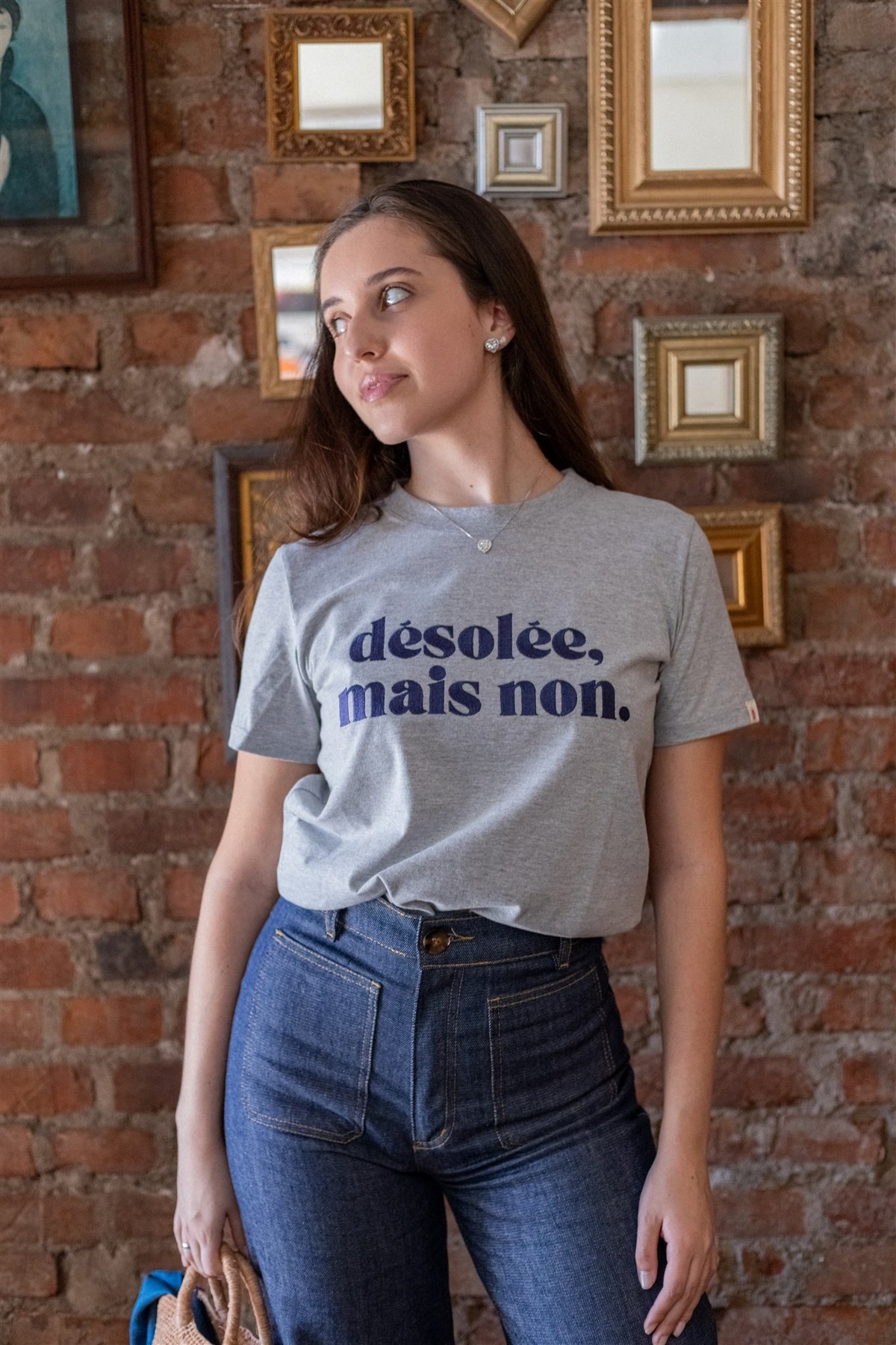 Camiseta désolée marine