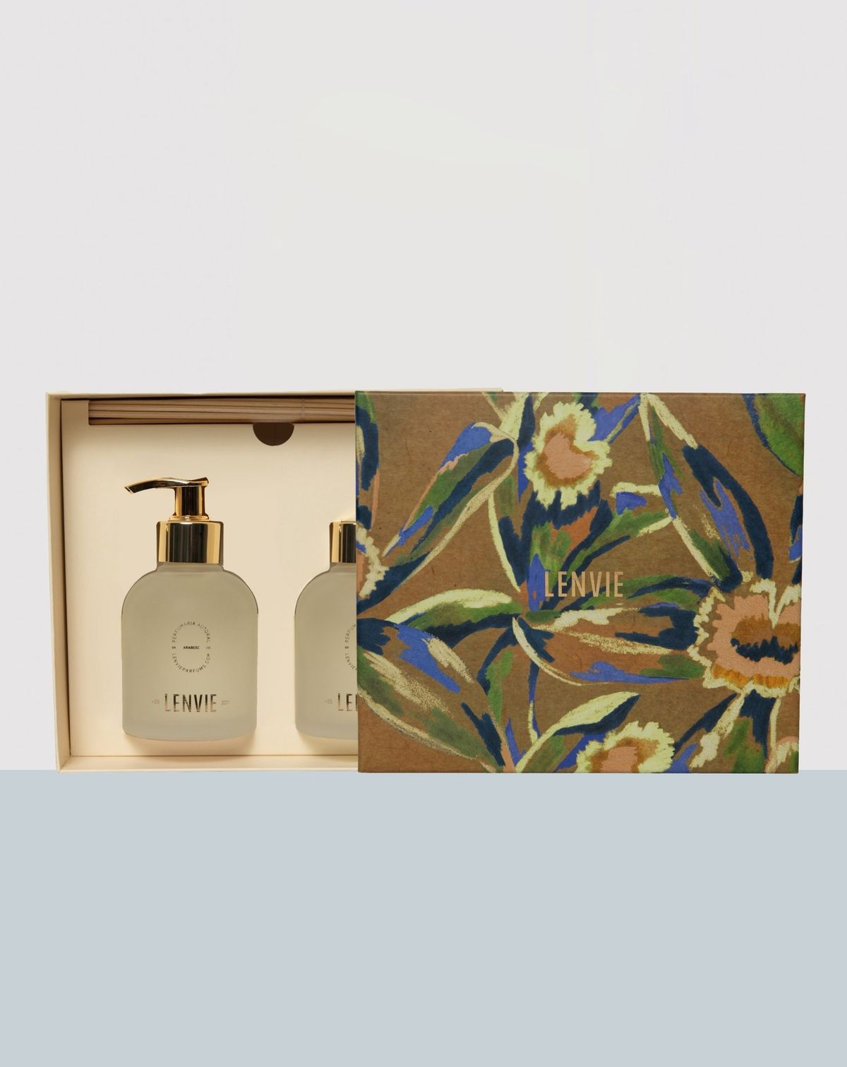 Kit Box Difusor de Perfume e Sabonete Líquido 150ml | Patchouli Vanilla