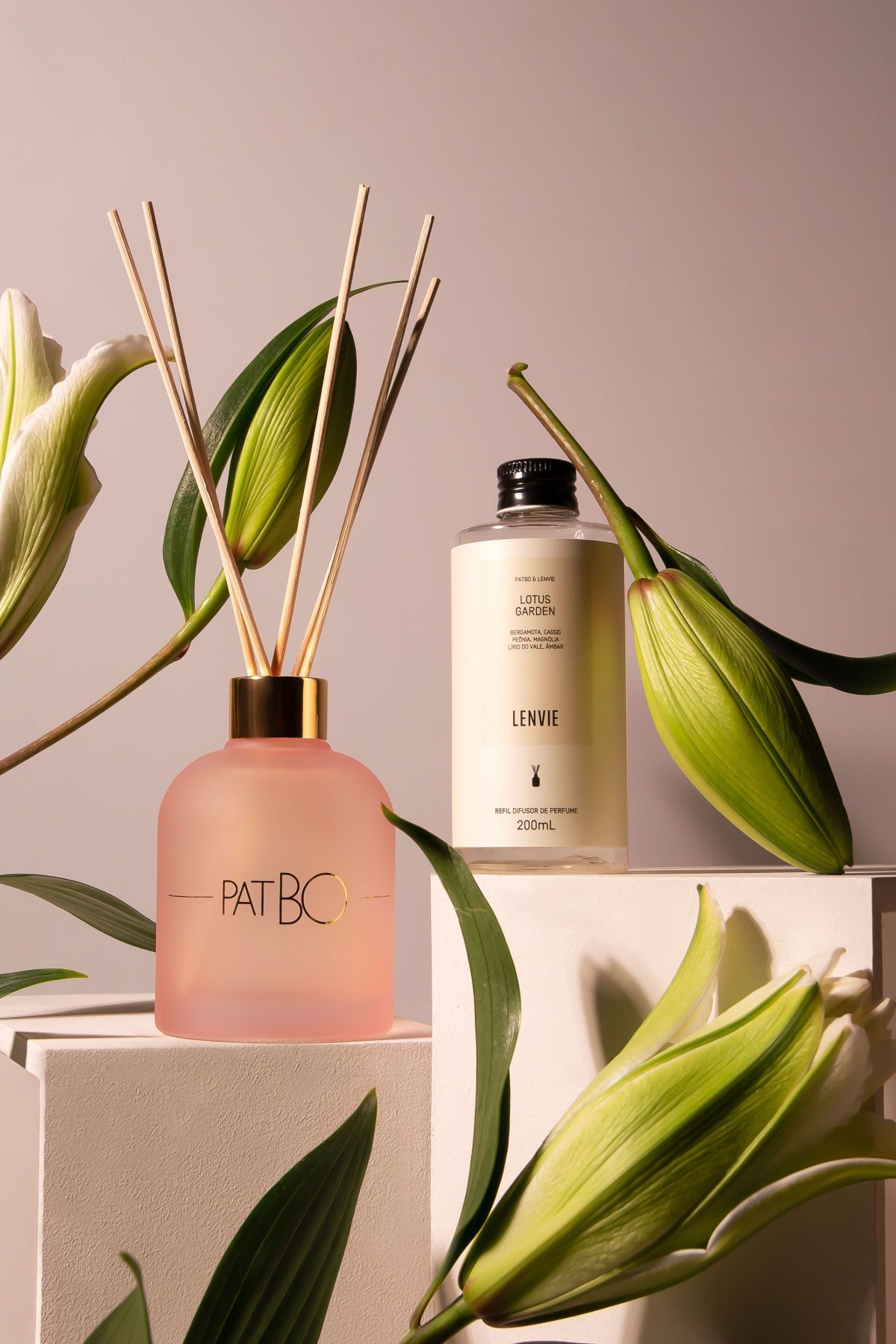 Refil Difusor de Perfume 200 ml | Lotus Garden - PatBo