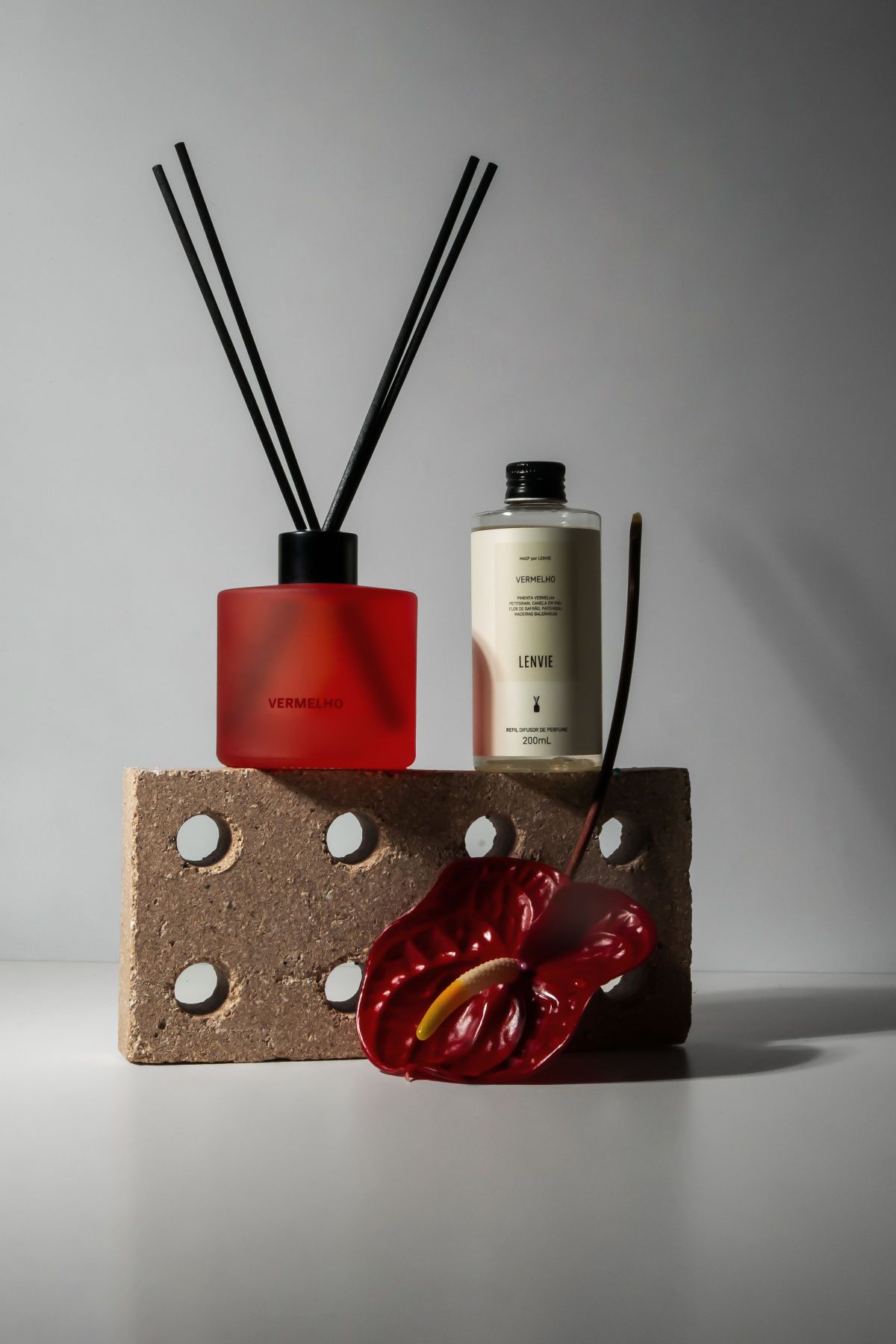 Refil Difusor de Perfume 200 ml | Vermelho - MASP