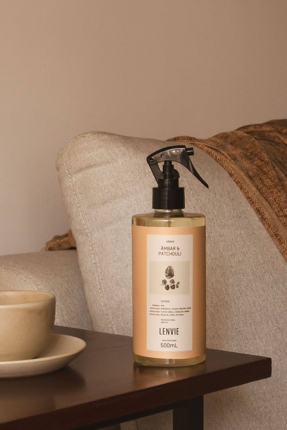 Água Perfumada 500 ml | Âmbar & Patchouli - Urban