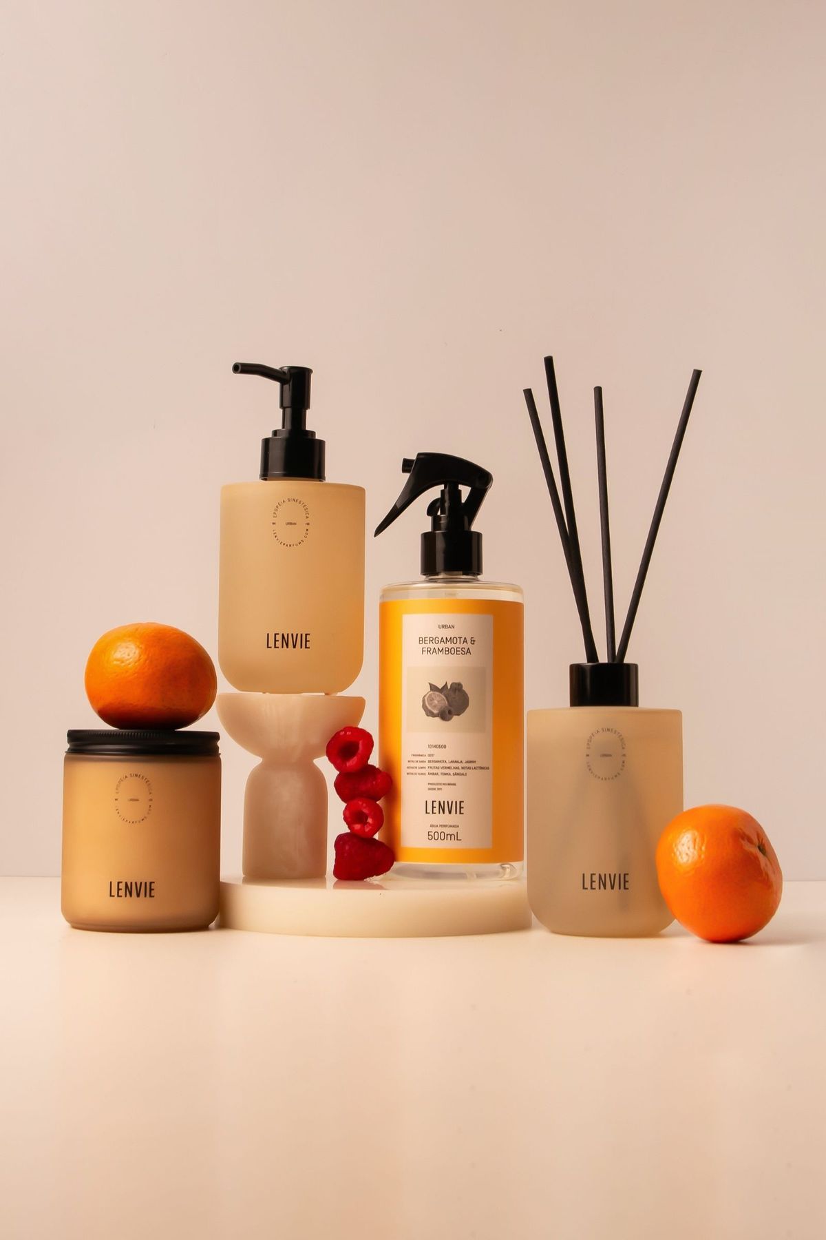 Água Perfumada 500 ml | Bergamota & Framboesa - Urban