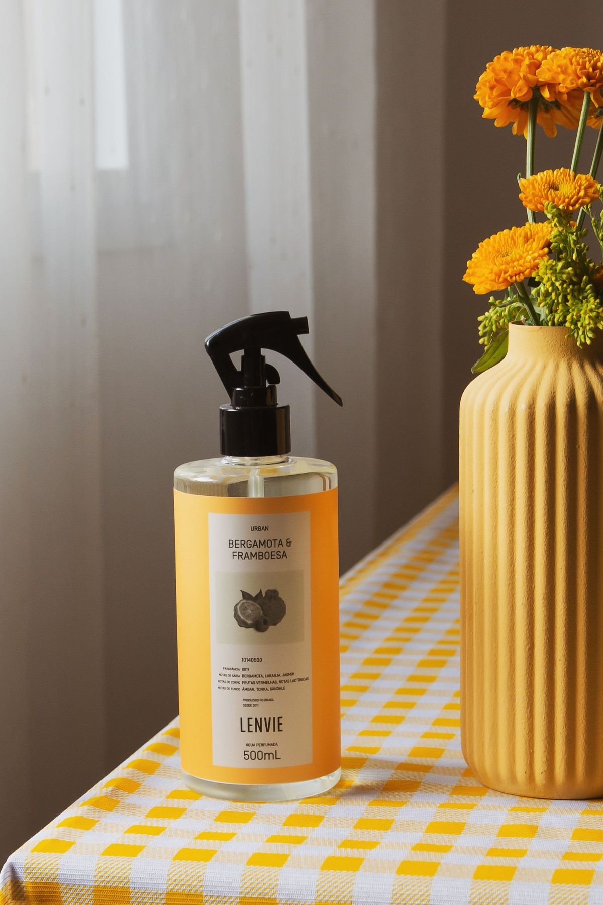 Água Perfumada 500 ml | Bergamota & Framboesa - Urban