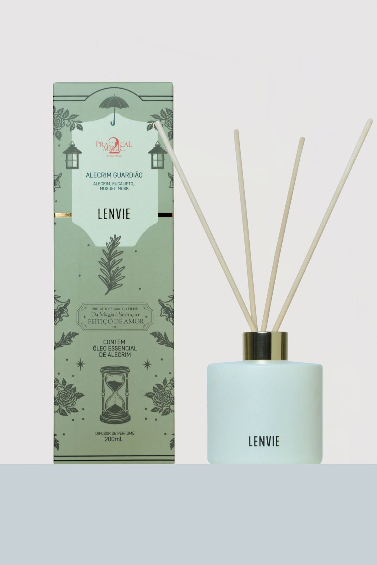 Difusor de Perfume 200 ml | Alecrim Guardião - Practical Magic