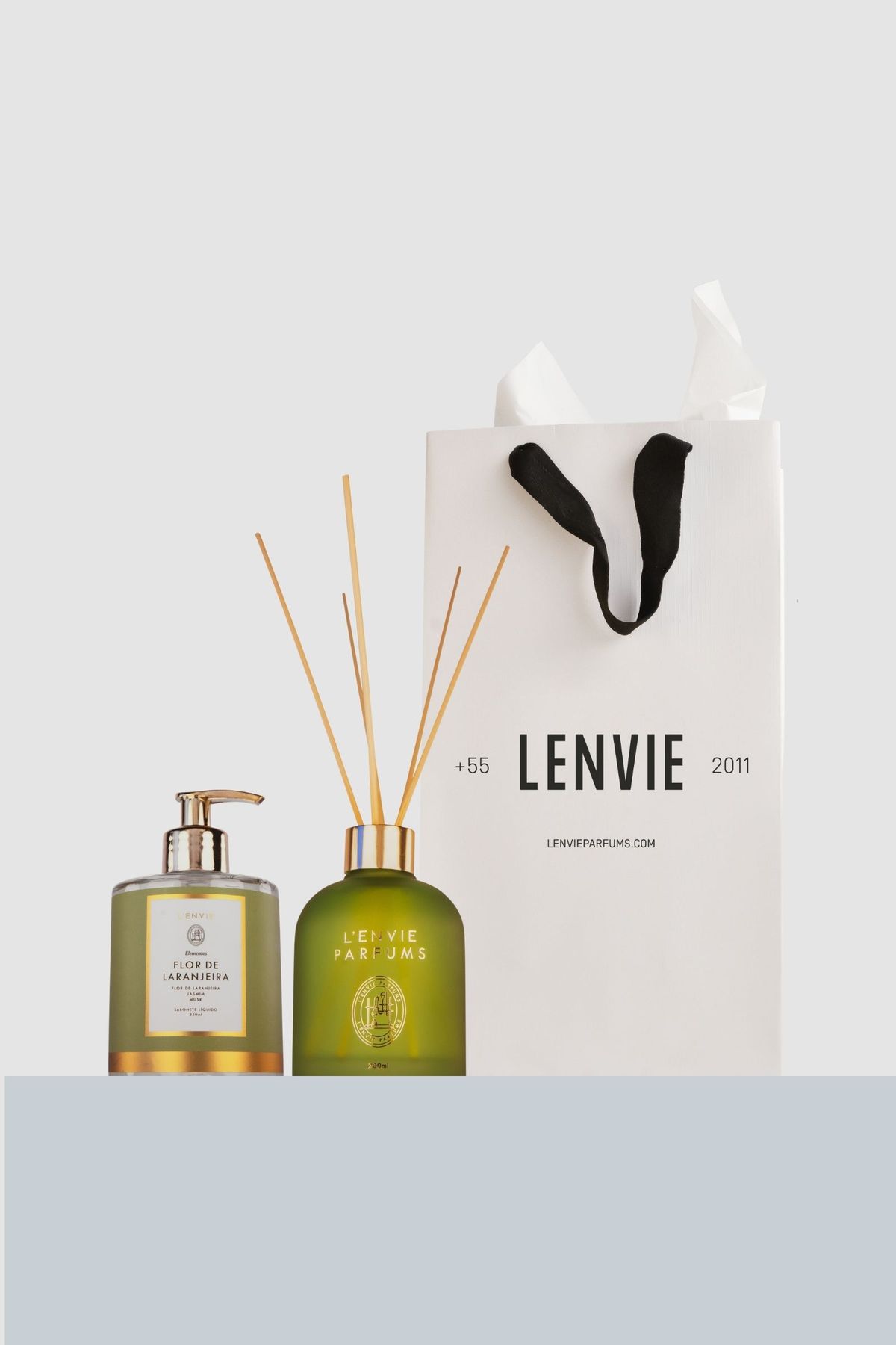 Kit Difusor de Perfume 200ml e Sabonete Líquido 350ml | Flor de Laranjeira