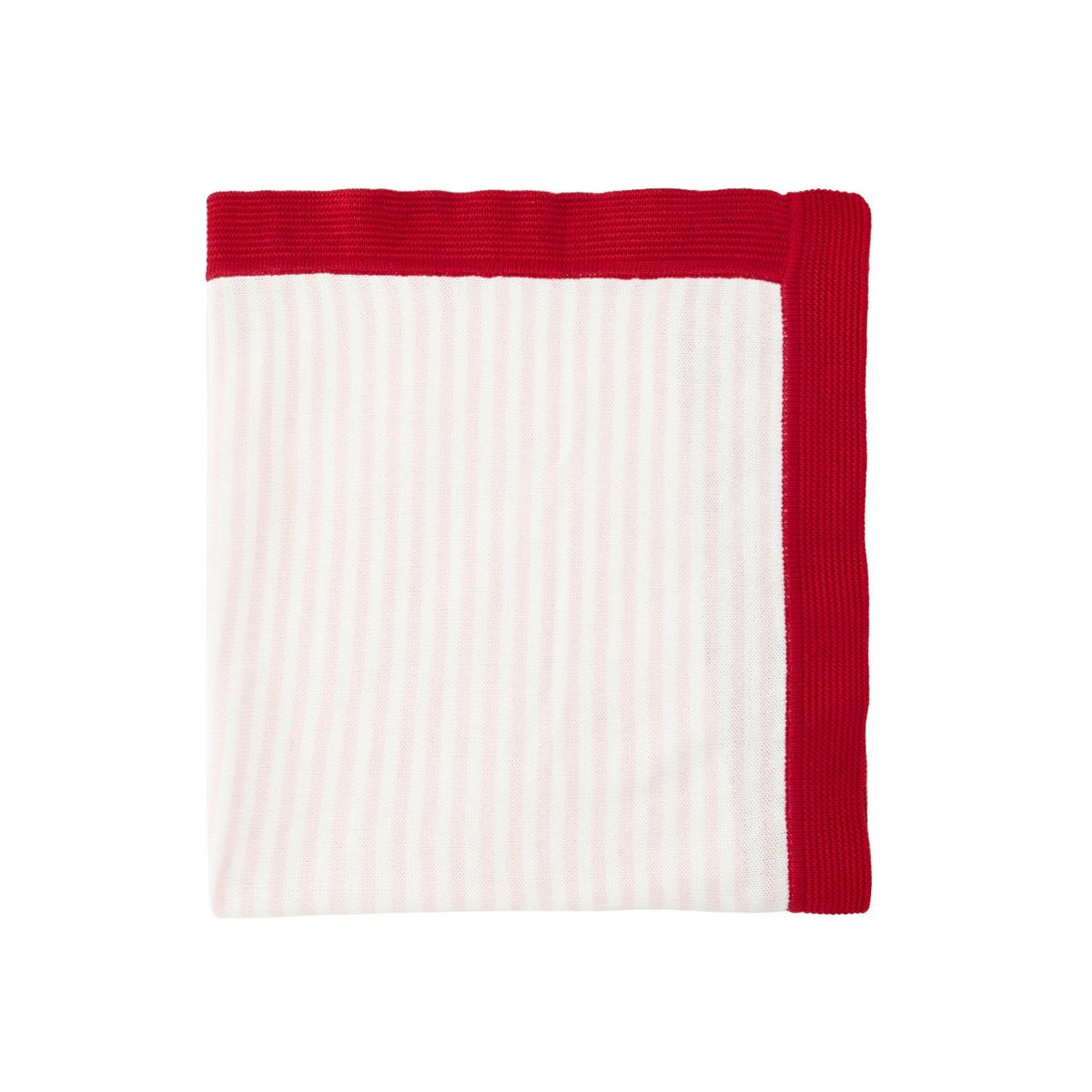 MANTA TITO LISTRADO ROSA/VERMELHO