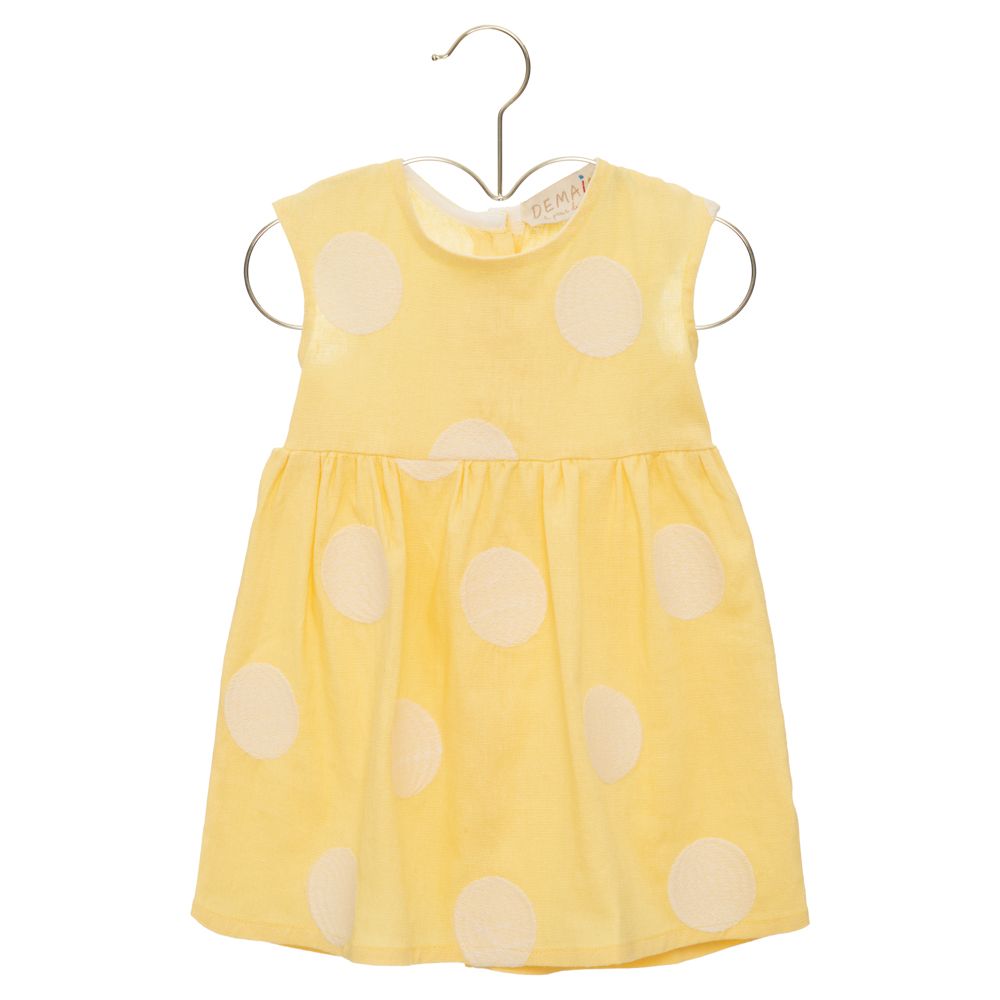 VESTIDO POA AMARELO
