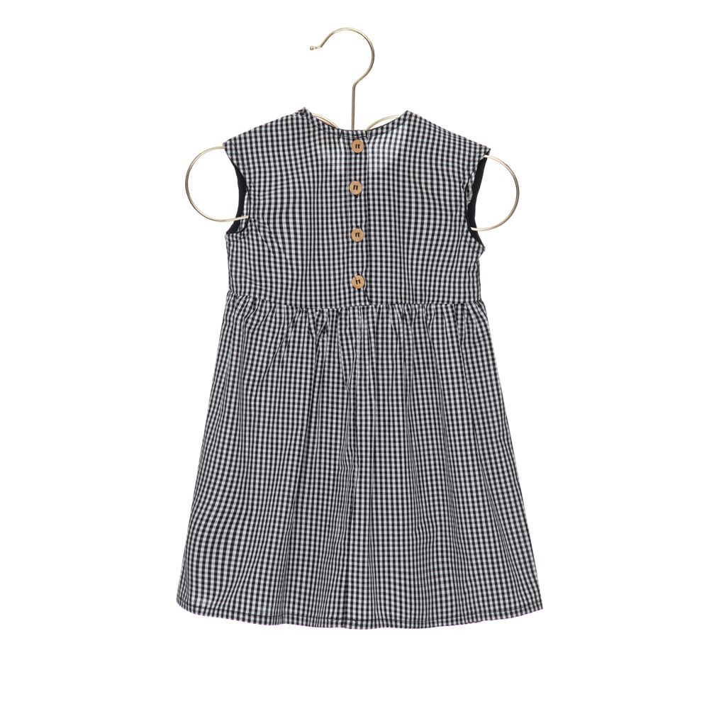 VESTIDO DAISY XADREZ PRETO