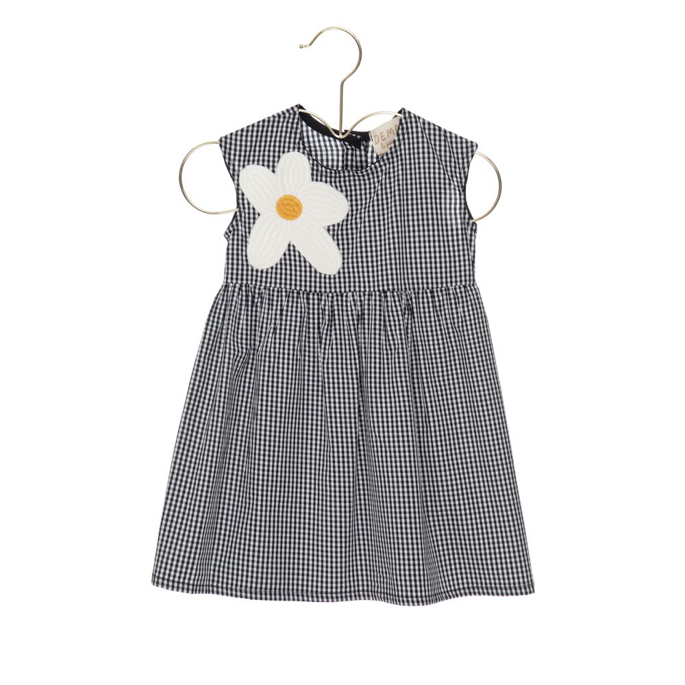 VESTIDO DAISY XADREZ PRETO