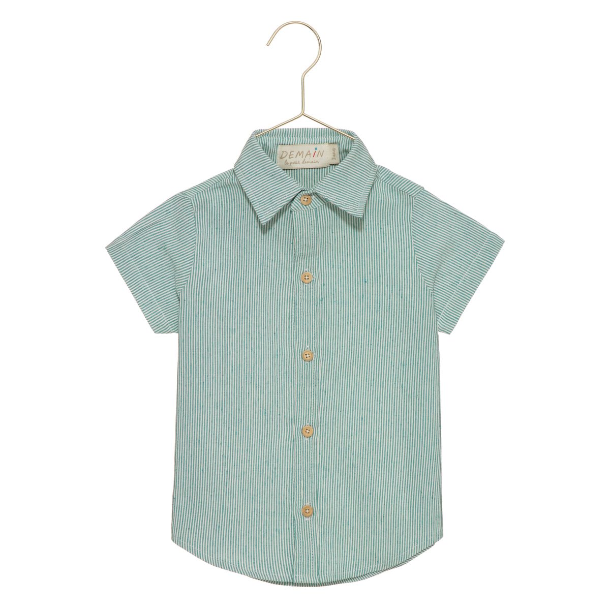 CAMISA LEE JOANINHA LISTRADO VERDE