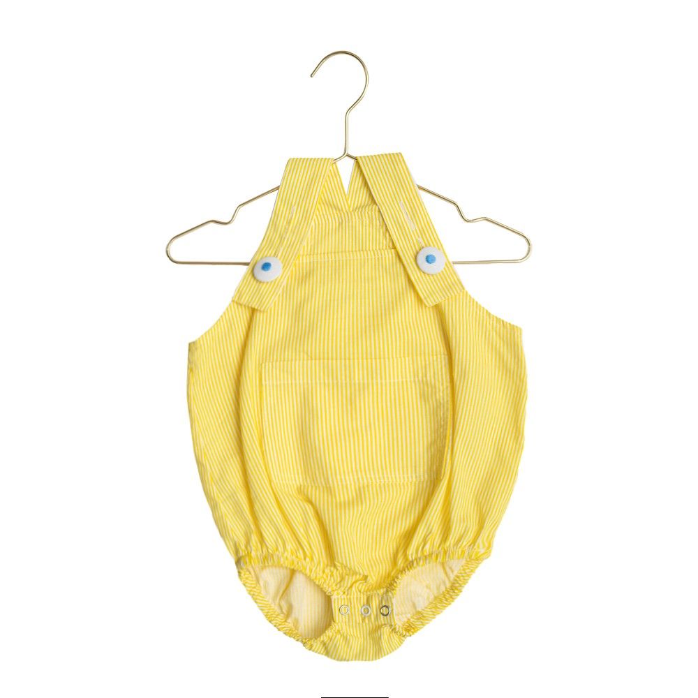 BODY JOLIE LISTRADO AMARELO/BRANCO