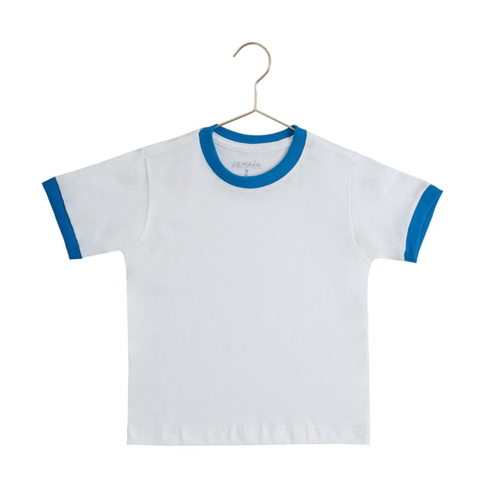 CAMISETA GOLA COLORS AZUL