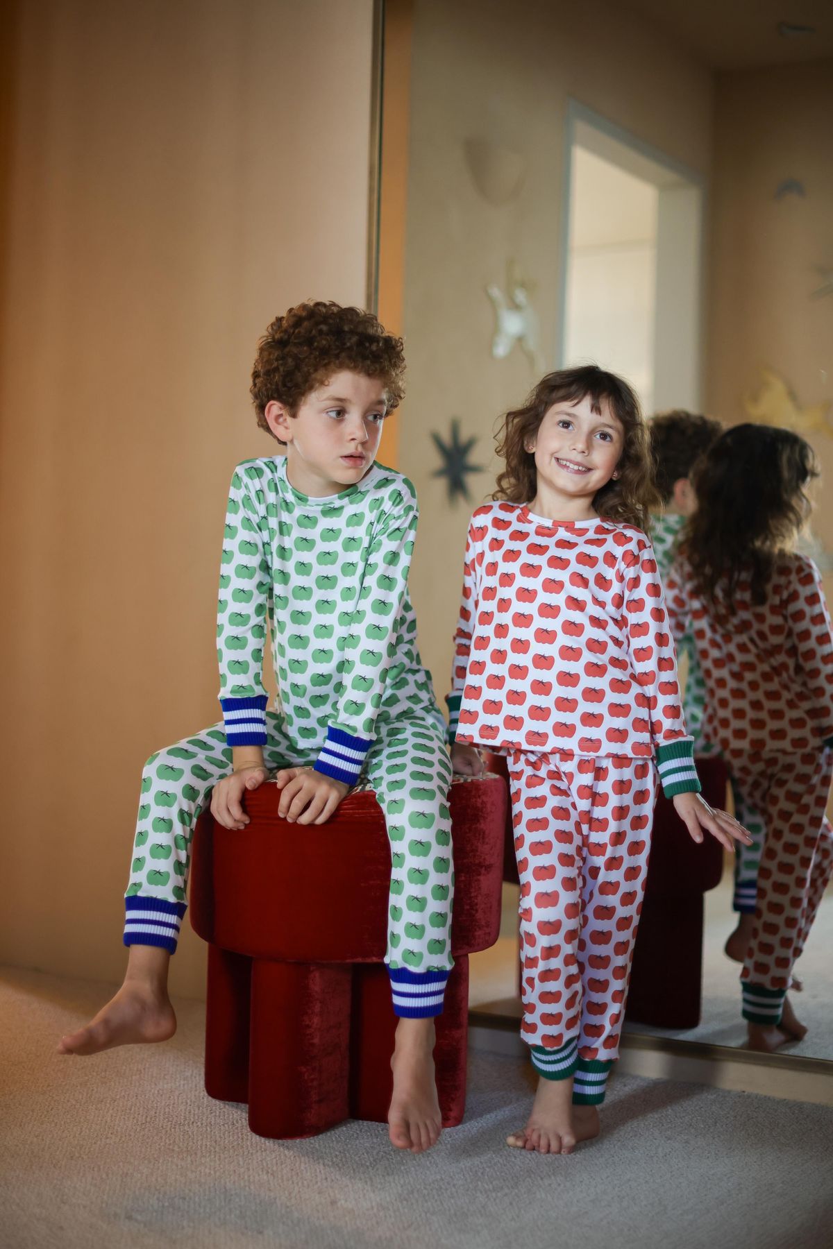 PIJAMA TOMATE VERDE