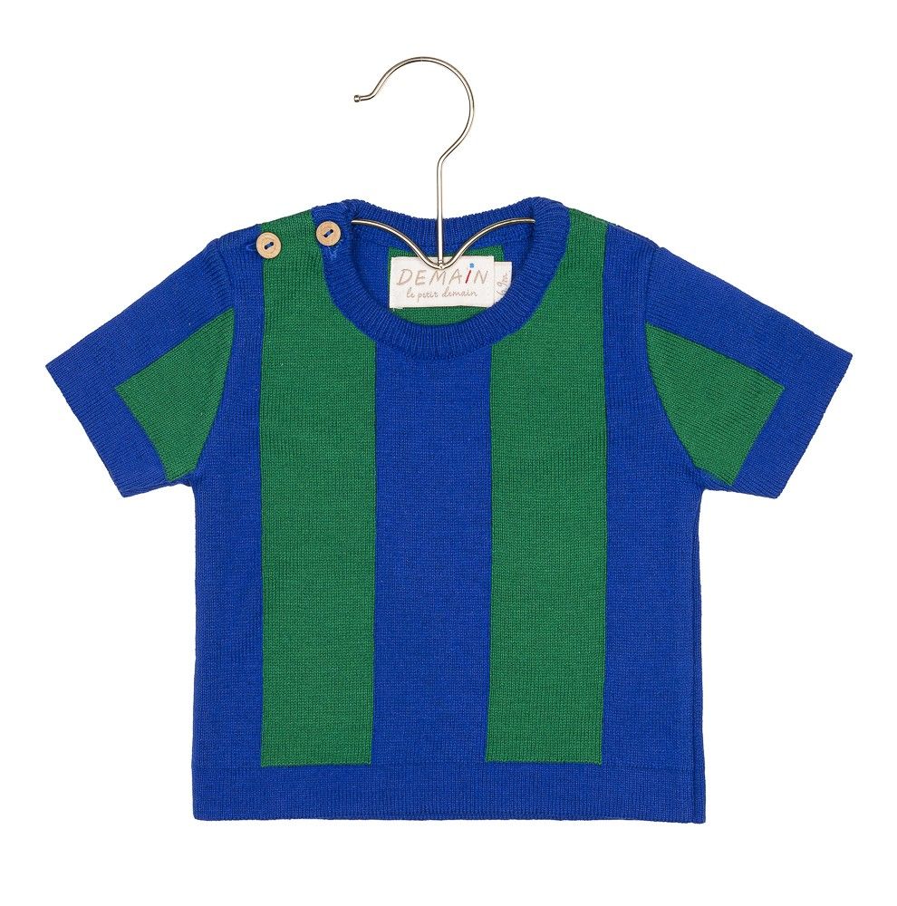 CAMISETA TRIP AZUL/VERDE