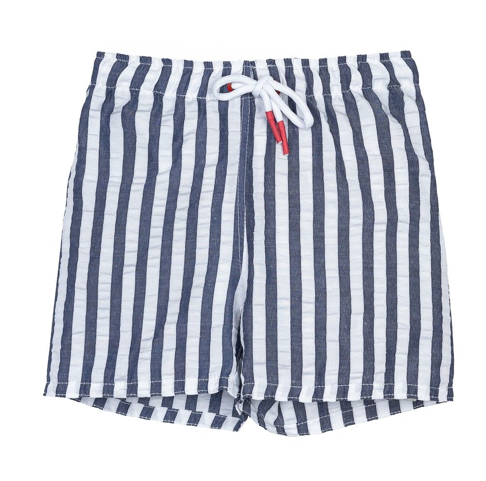 SHORT OLI CINZA/BRANCO
