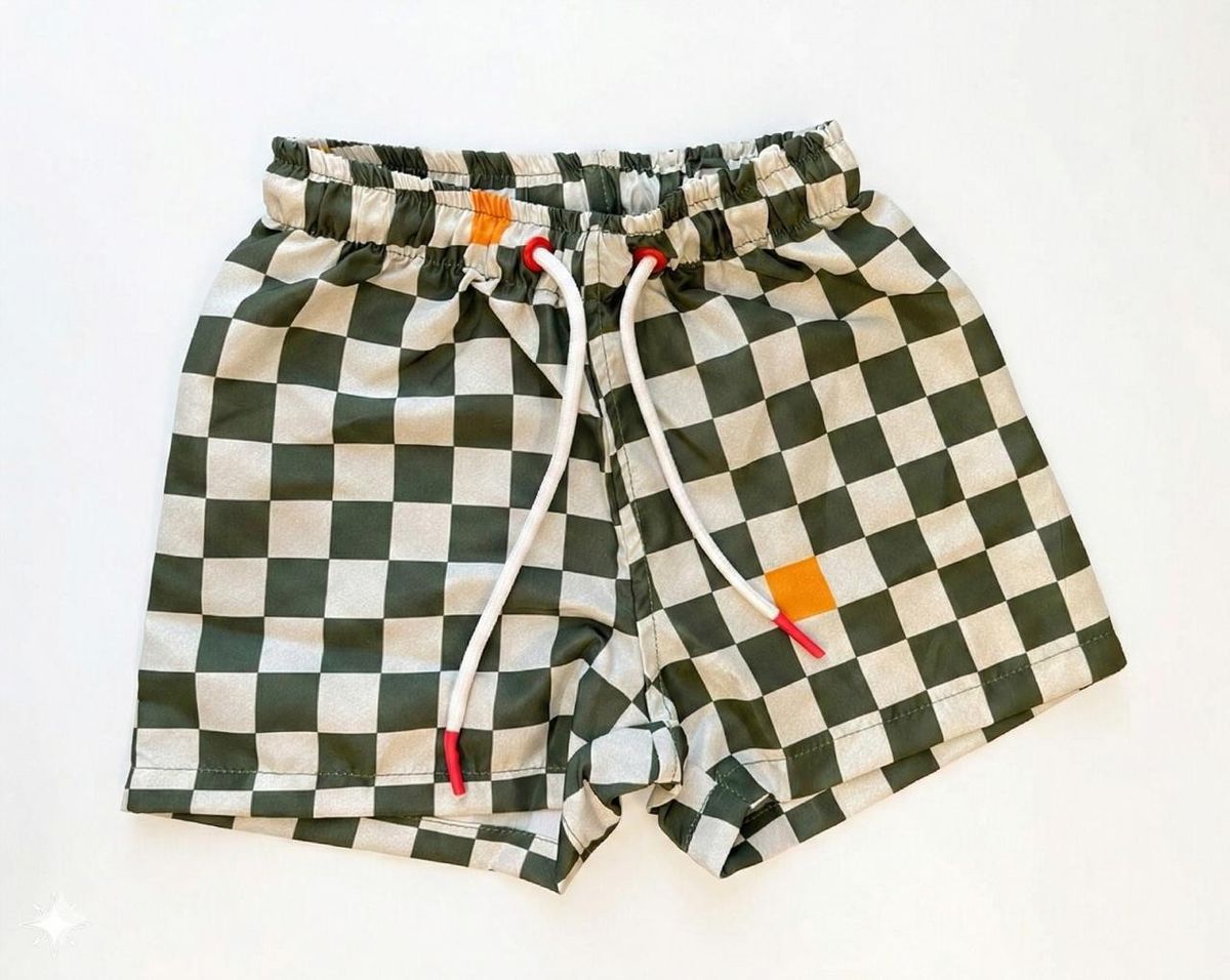 SHORT OLI QUADRICULADO