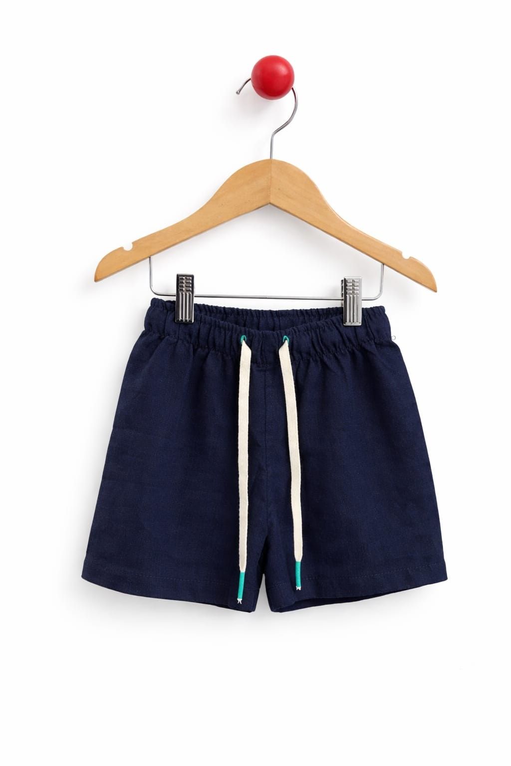 SHORT OLI LINHO AZUL MARINHO