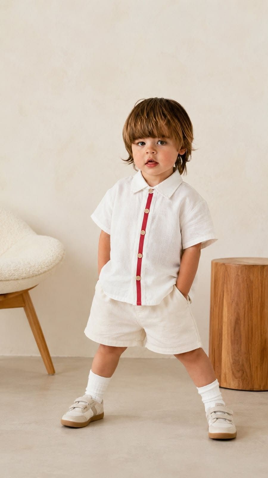 CAMISA LEE LISTRA ÚNICA OFF WHITE