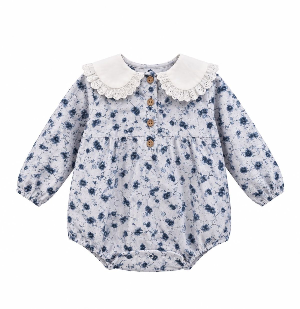 BOMBER COLETTE FLOR AZUL