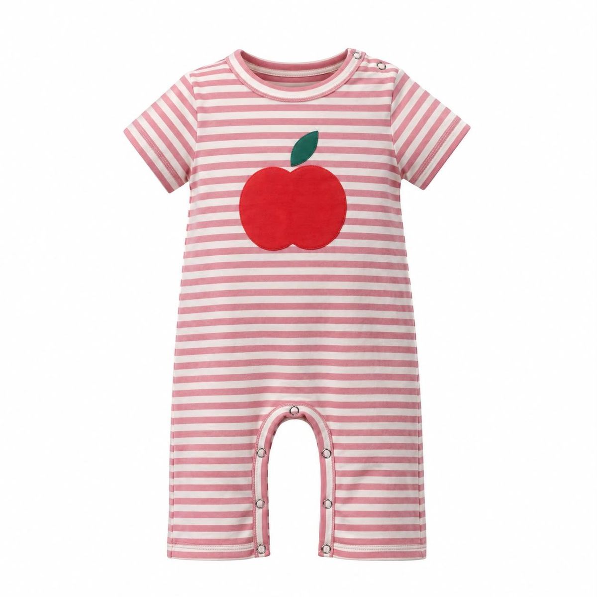 BODY TSHIRT LISTRADO MAÇÃ