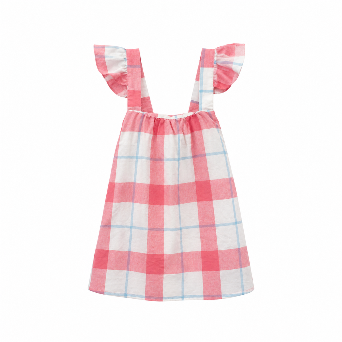 VESTIDO BABETHE XADREZ ROSA