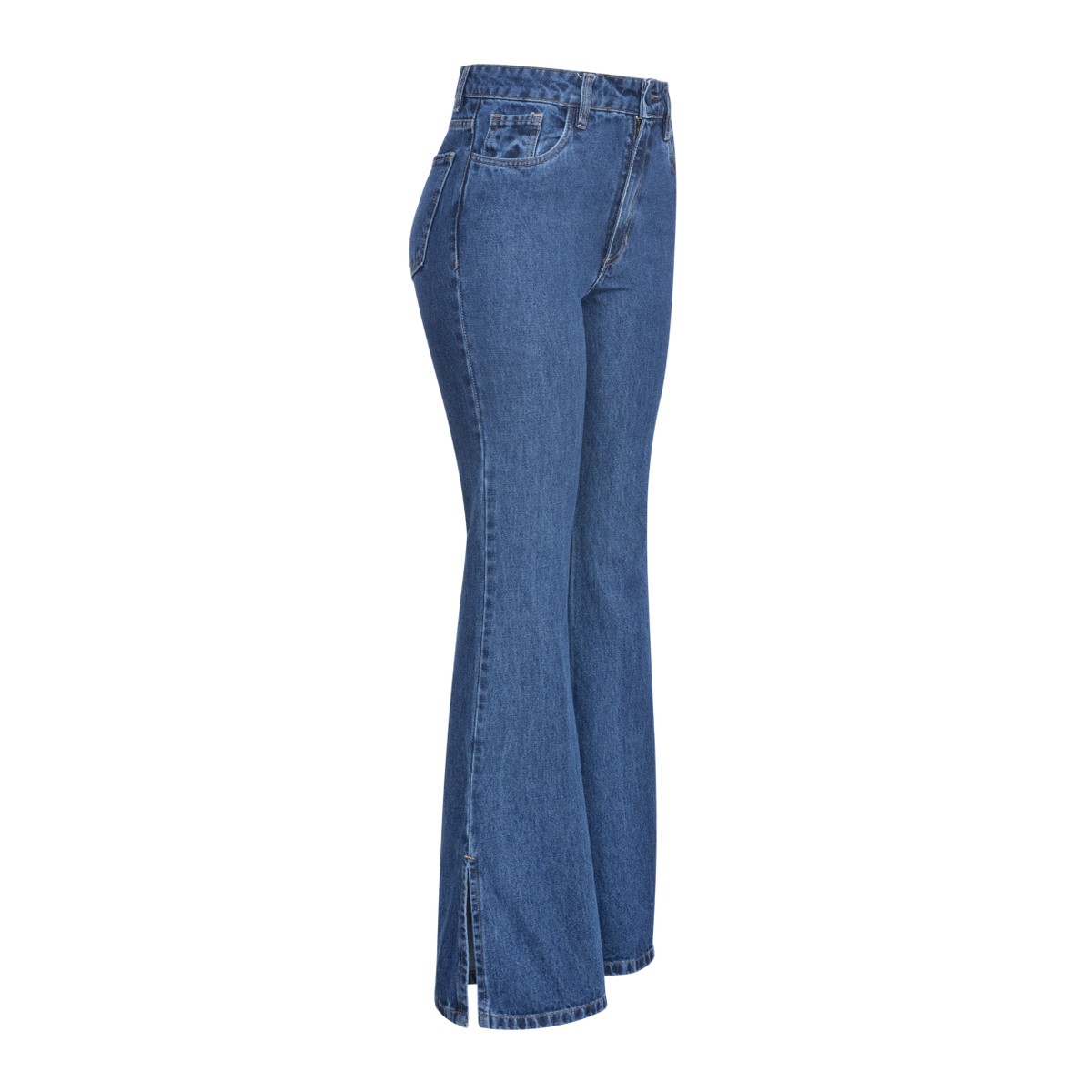 Calça Flare Victoria Jeans Escuro