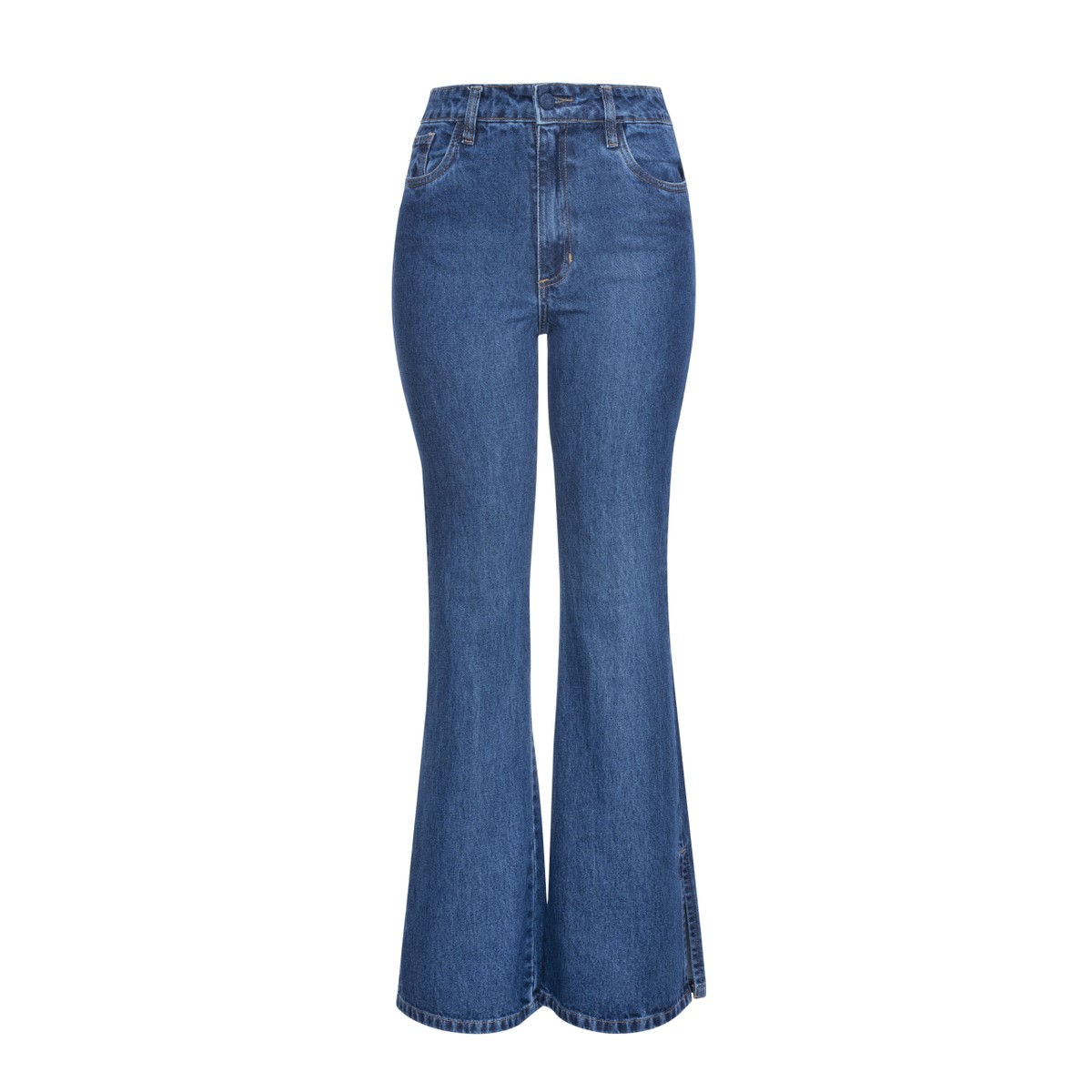 Calça Flare Victoria Jeans Escuro