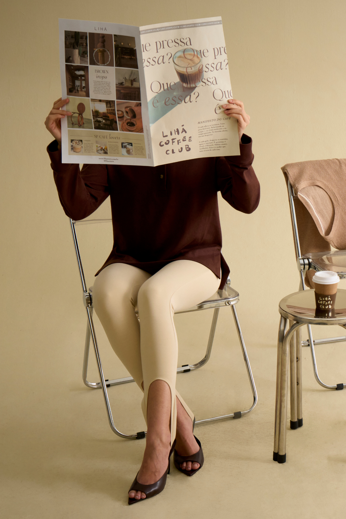 Legging Pé Machiatto Vanilla