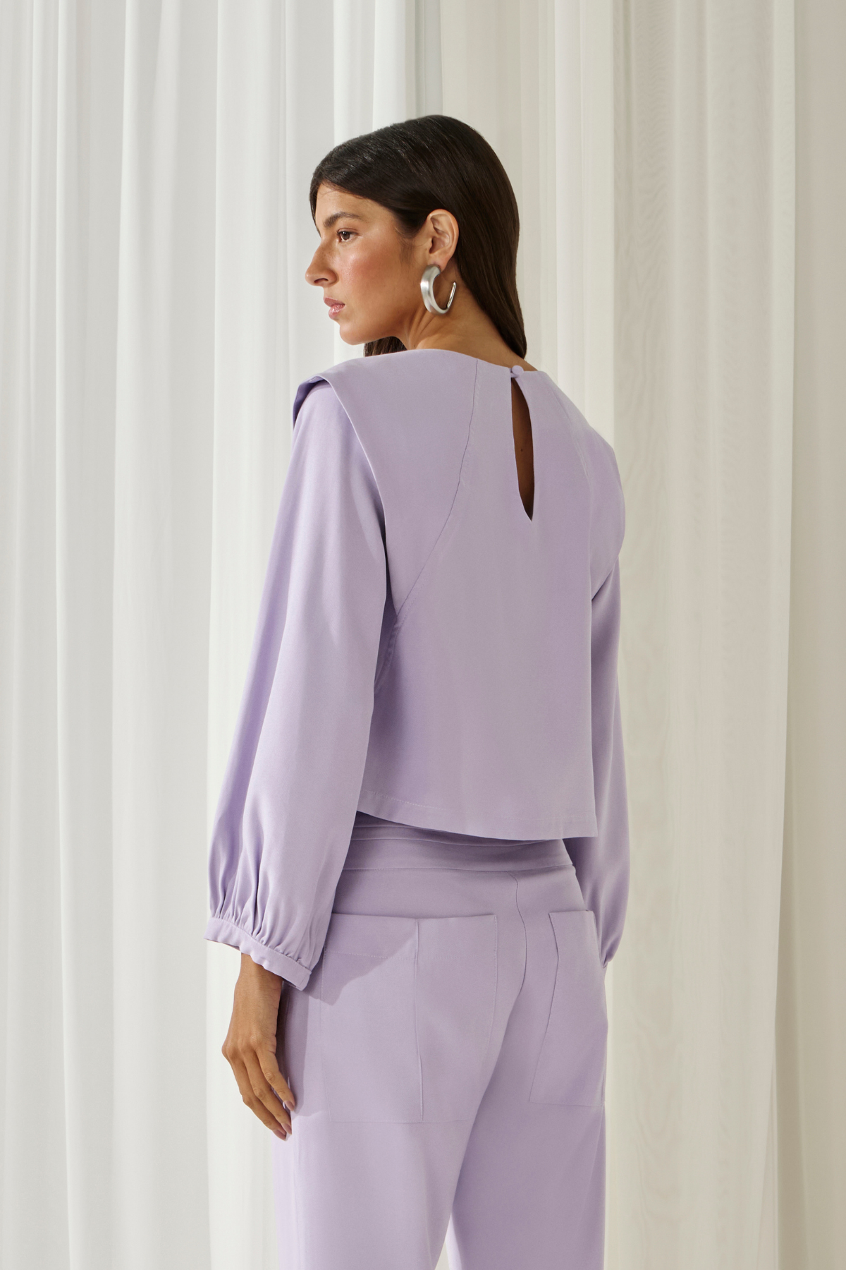 Blusa Begônia Lilás
