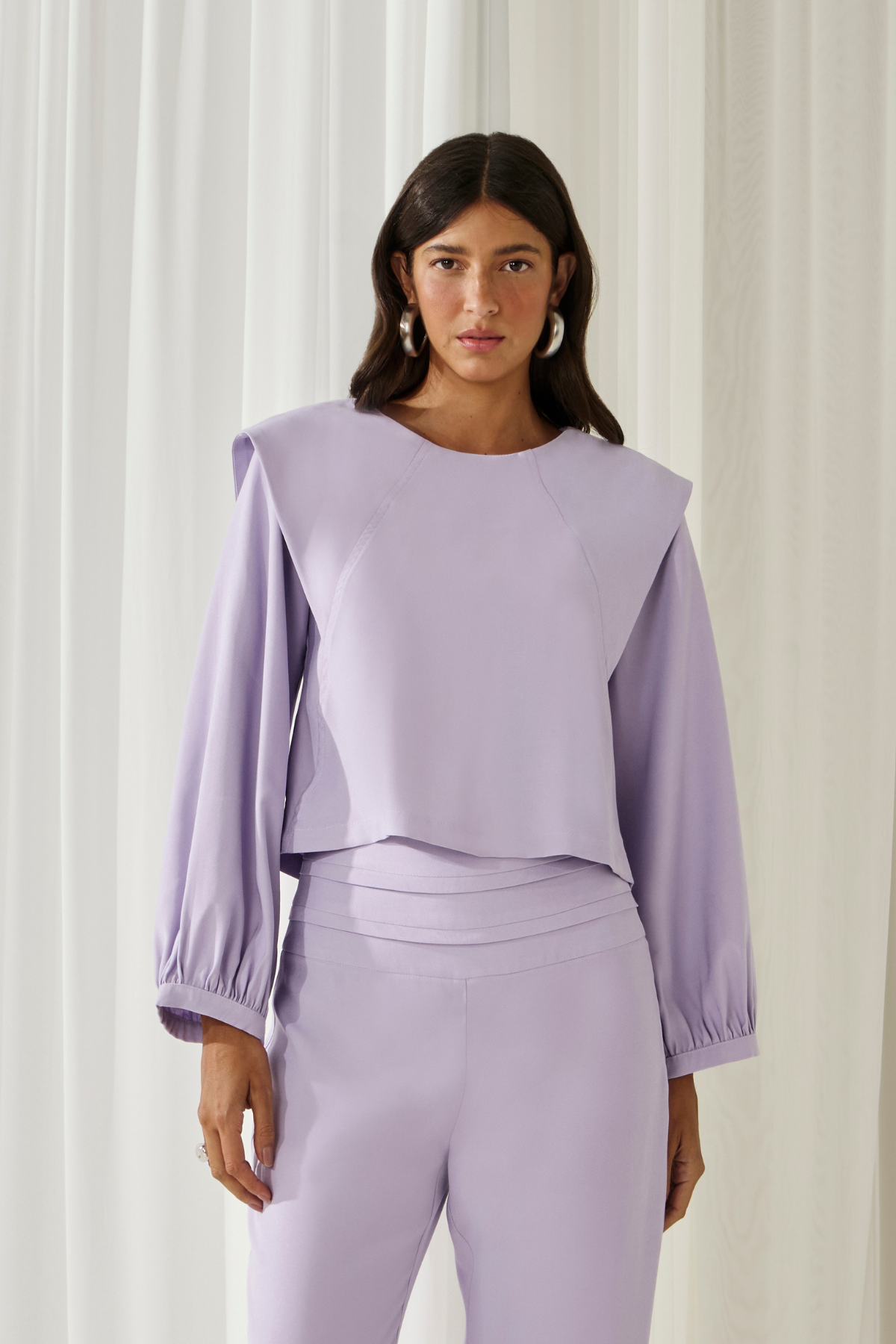 Blusa Begônia Lilás
