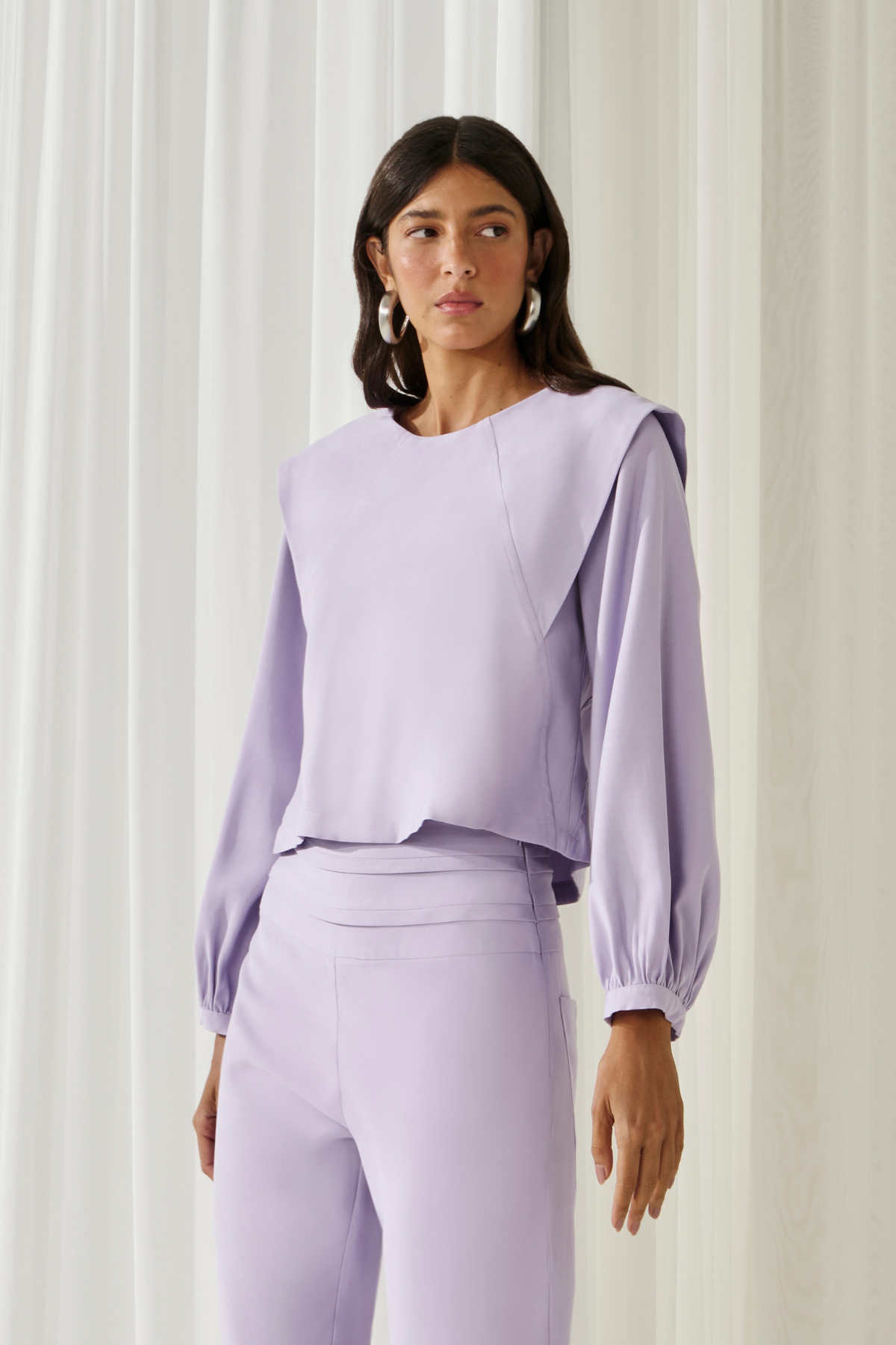 Blusa Begônia Lilás