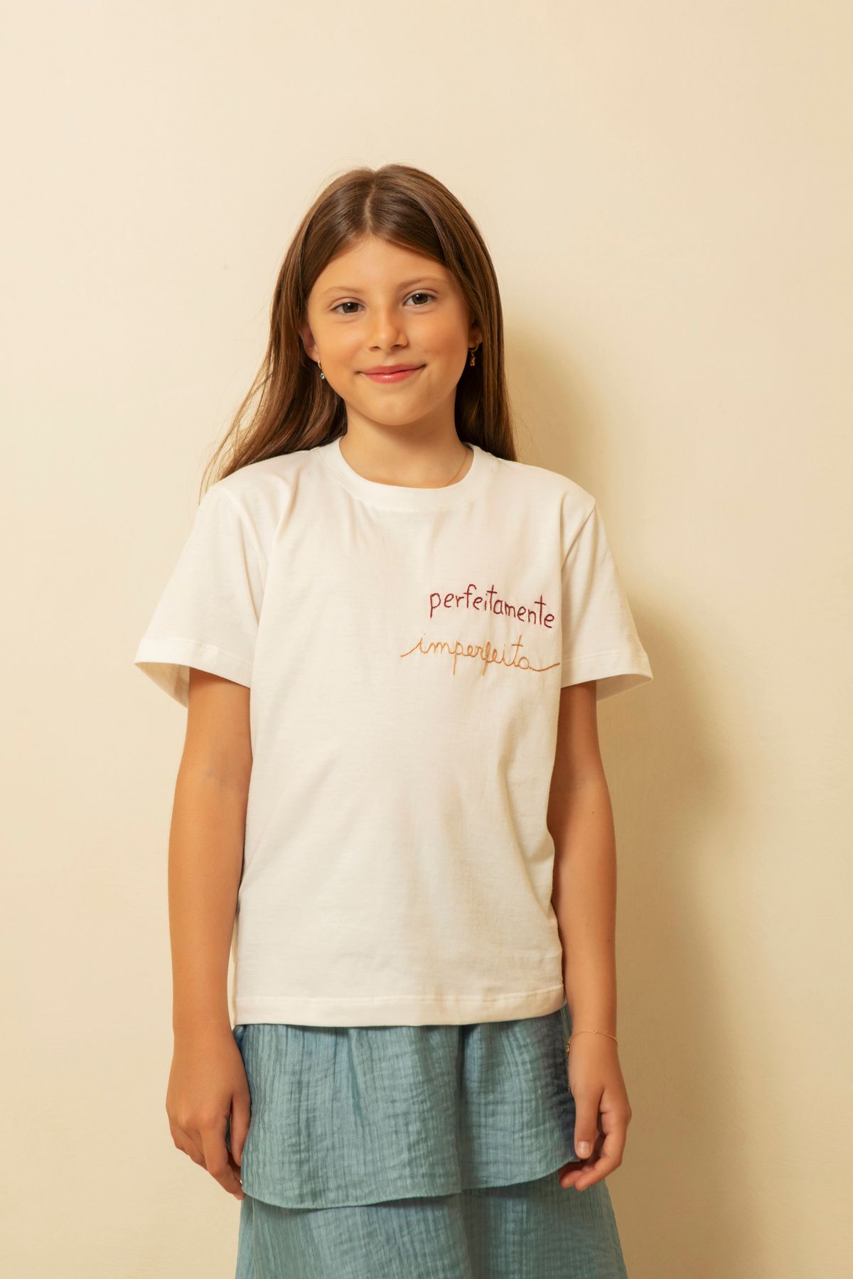Camiseta Bordada Perfeita Inf Off