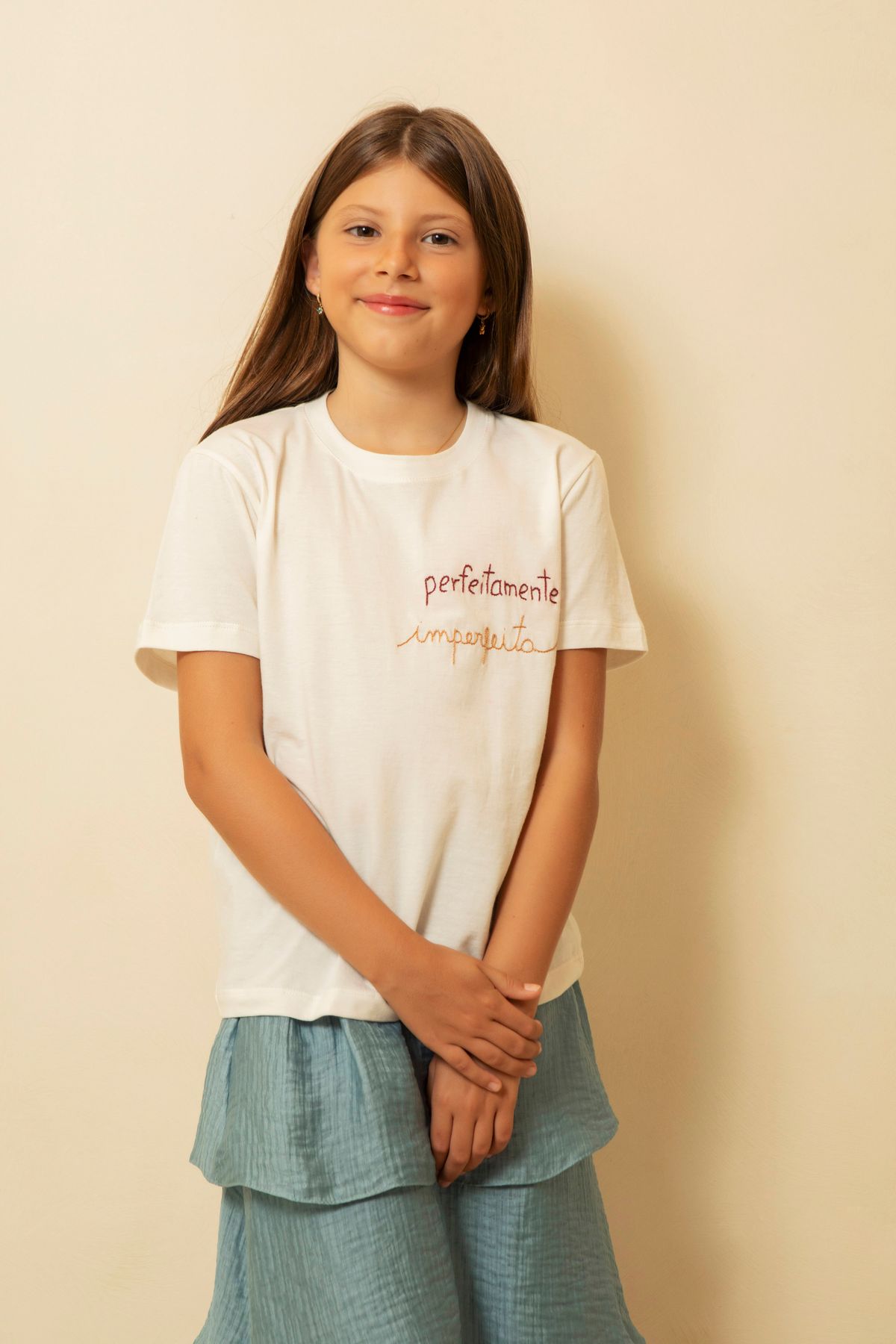 Camiseta Bordada Perfeita Inf Off