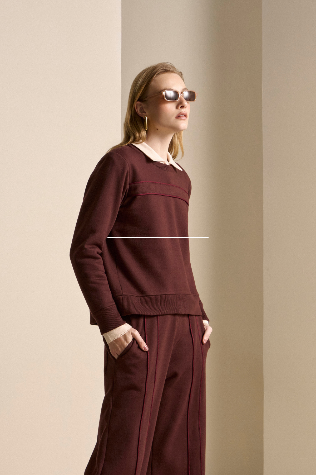 Blusa Moletom Auri Café