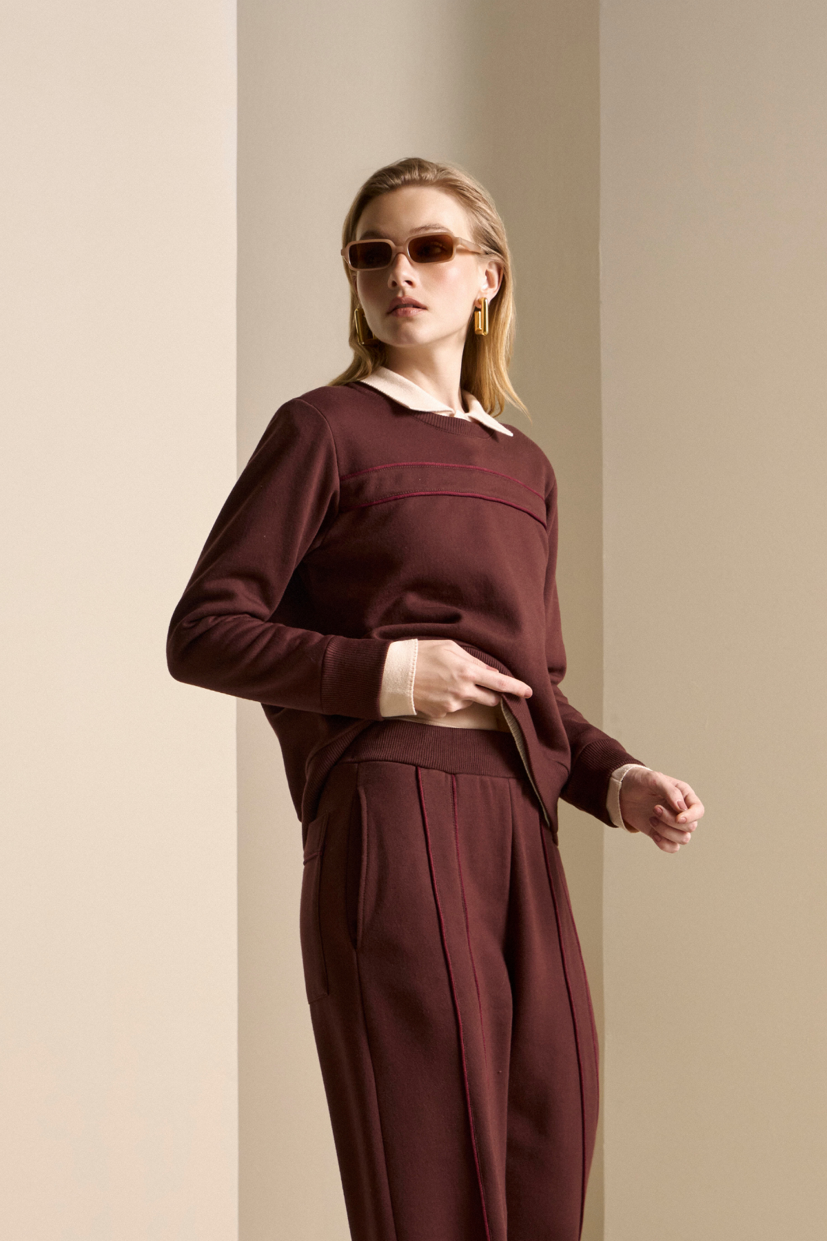 Blusa Moletom Auri Café