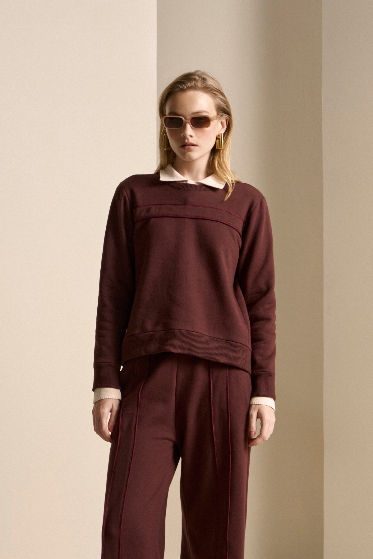 Blusa Moletom Auri Café