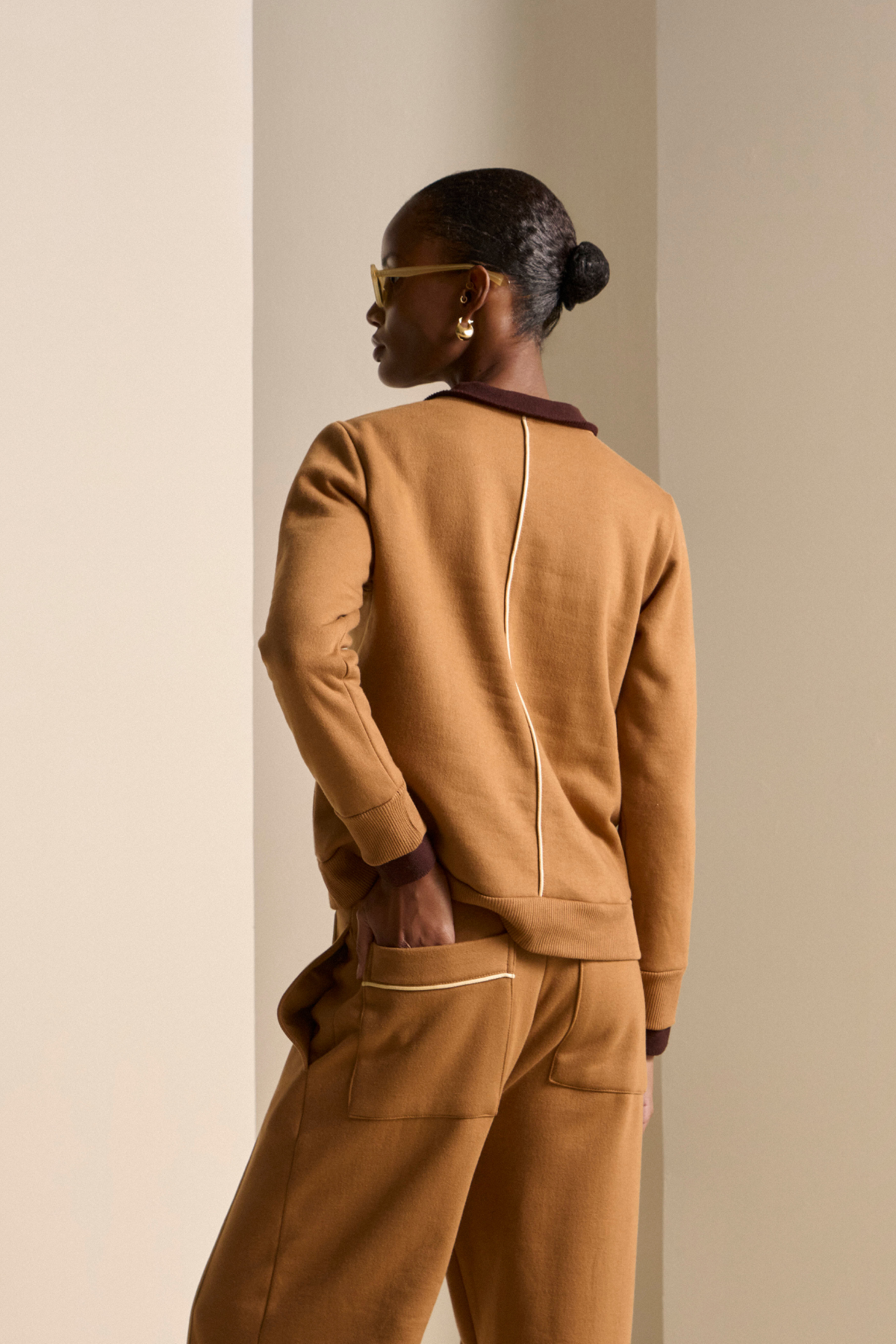 Blusa Moletom Auri Caramelo