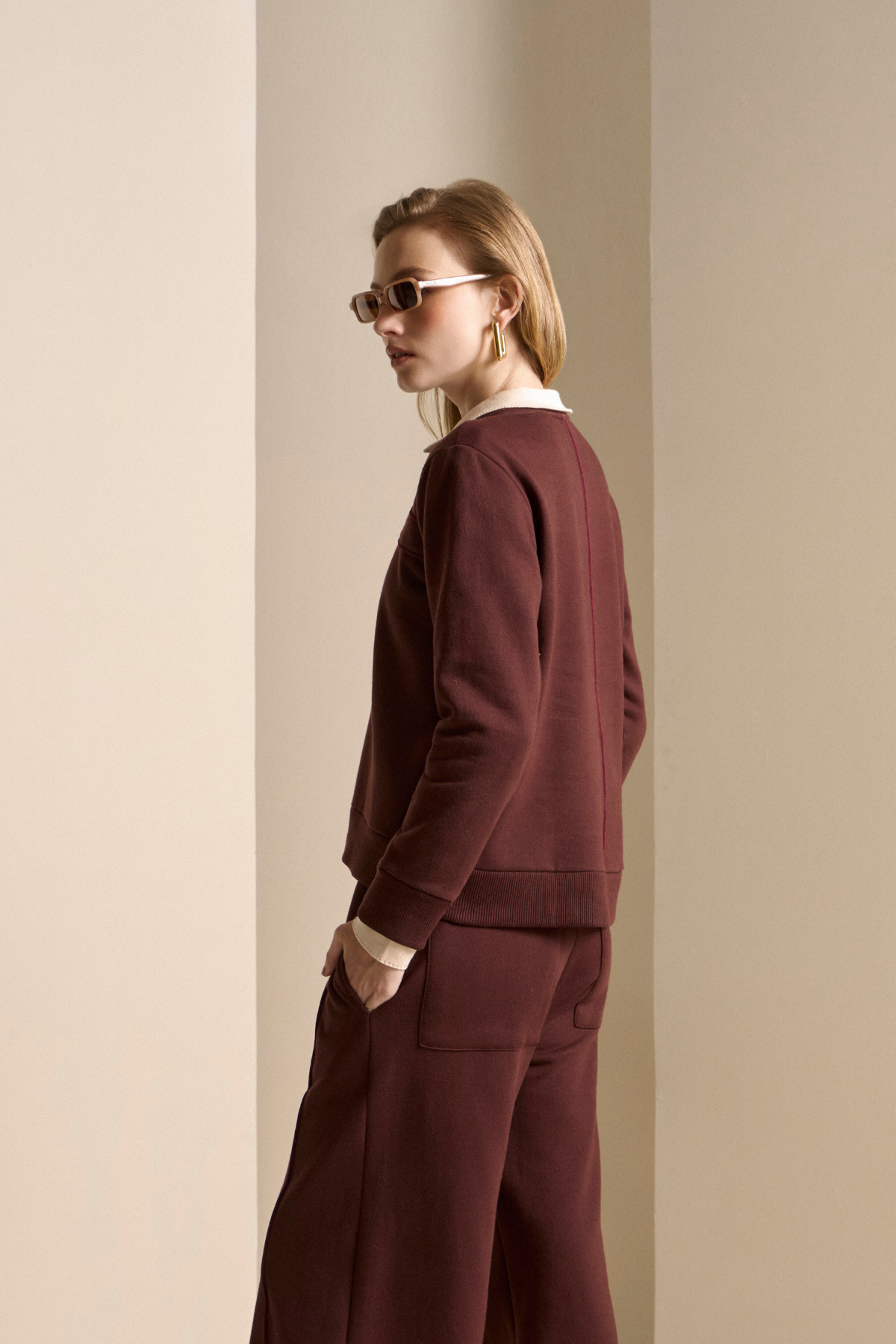 Blusa Moletom Auri Café