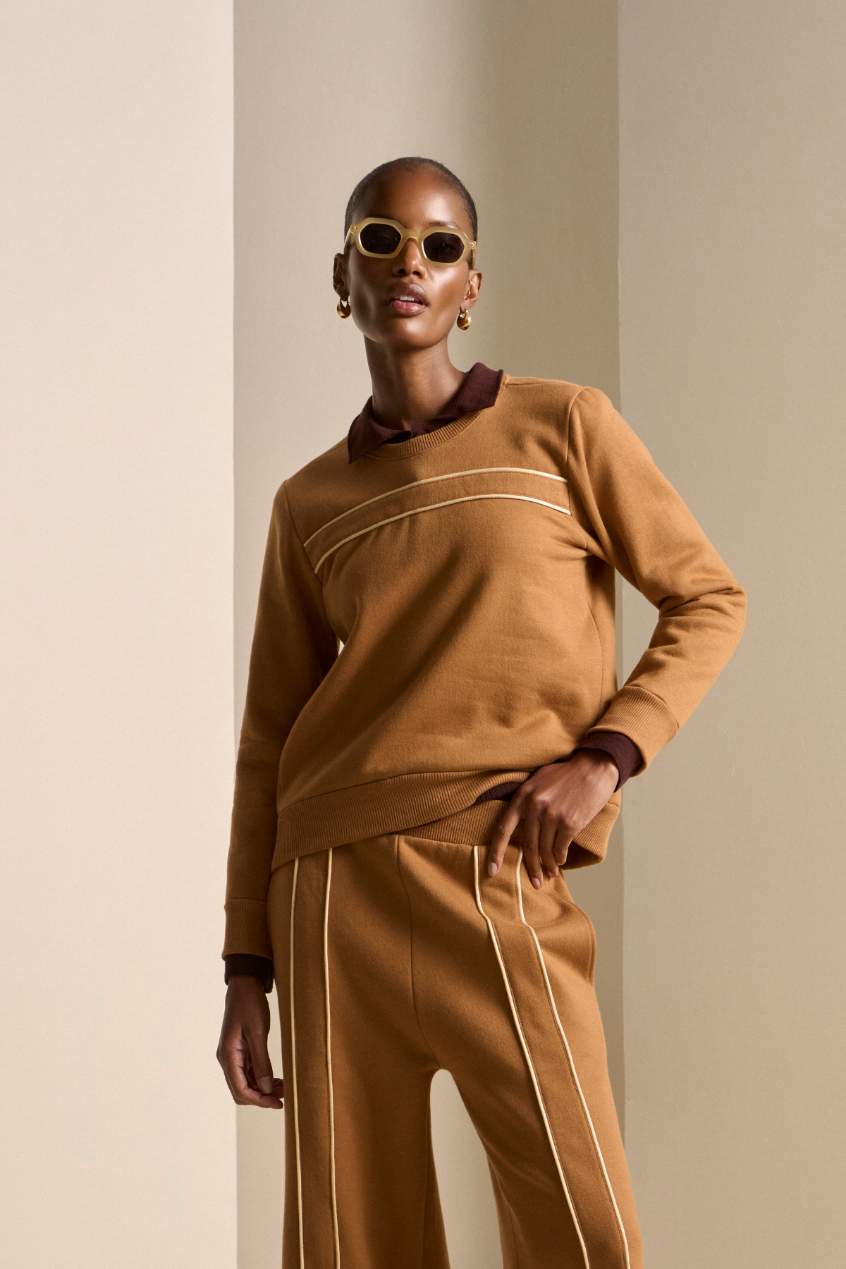 Blusa Moletom Auri Caramelo