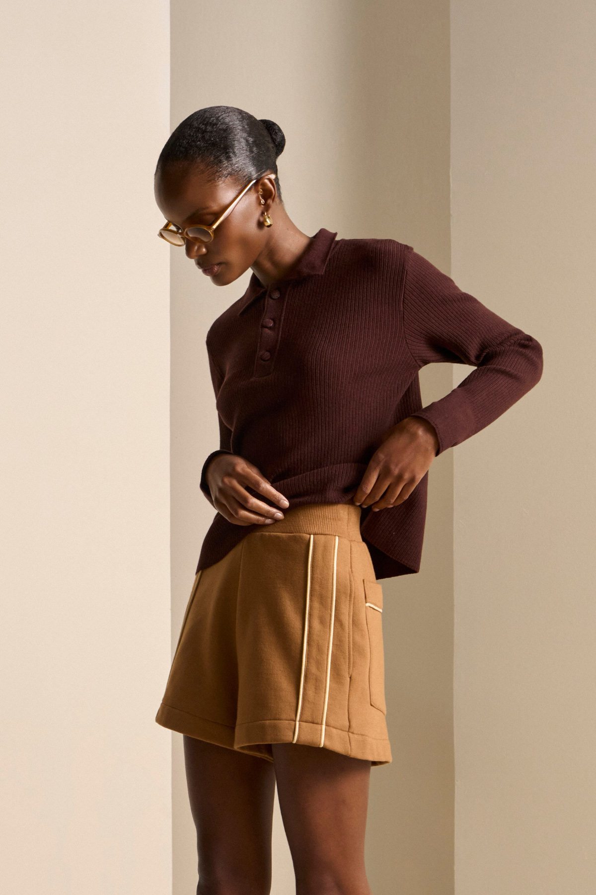 Polo Tricot Bruma Café