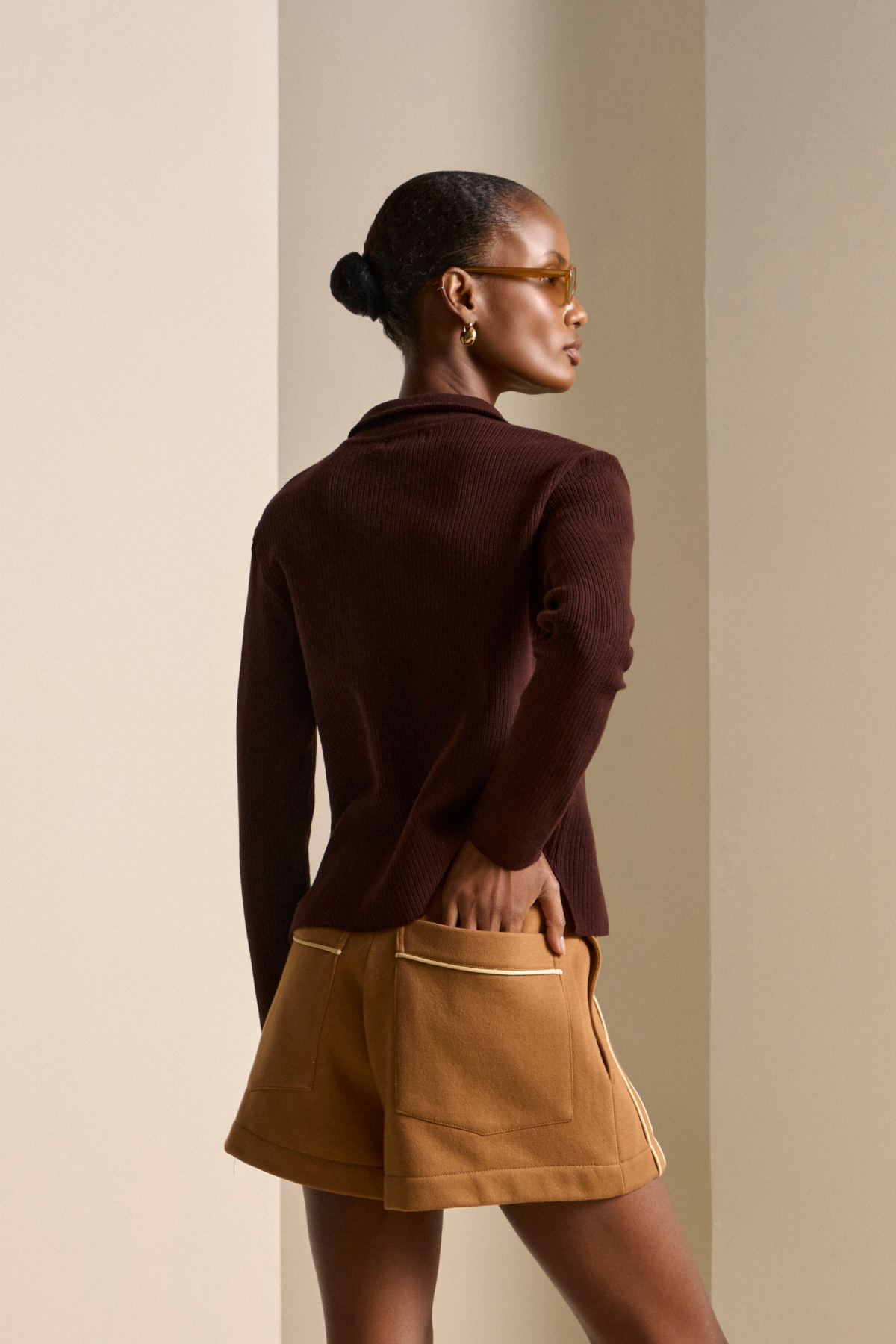 Polo Tricot Bruma Café