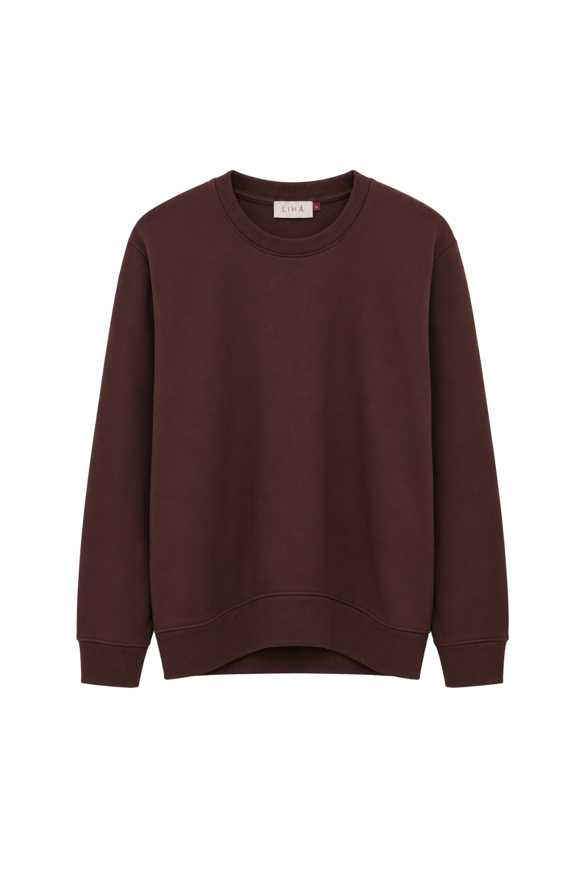 Blusa Moletom Frapê Marrom