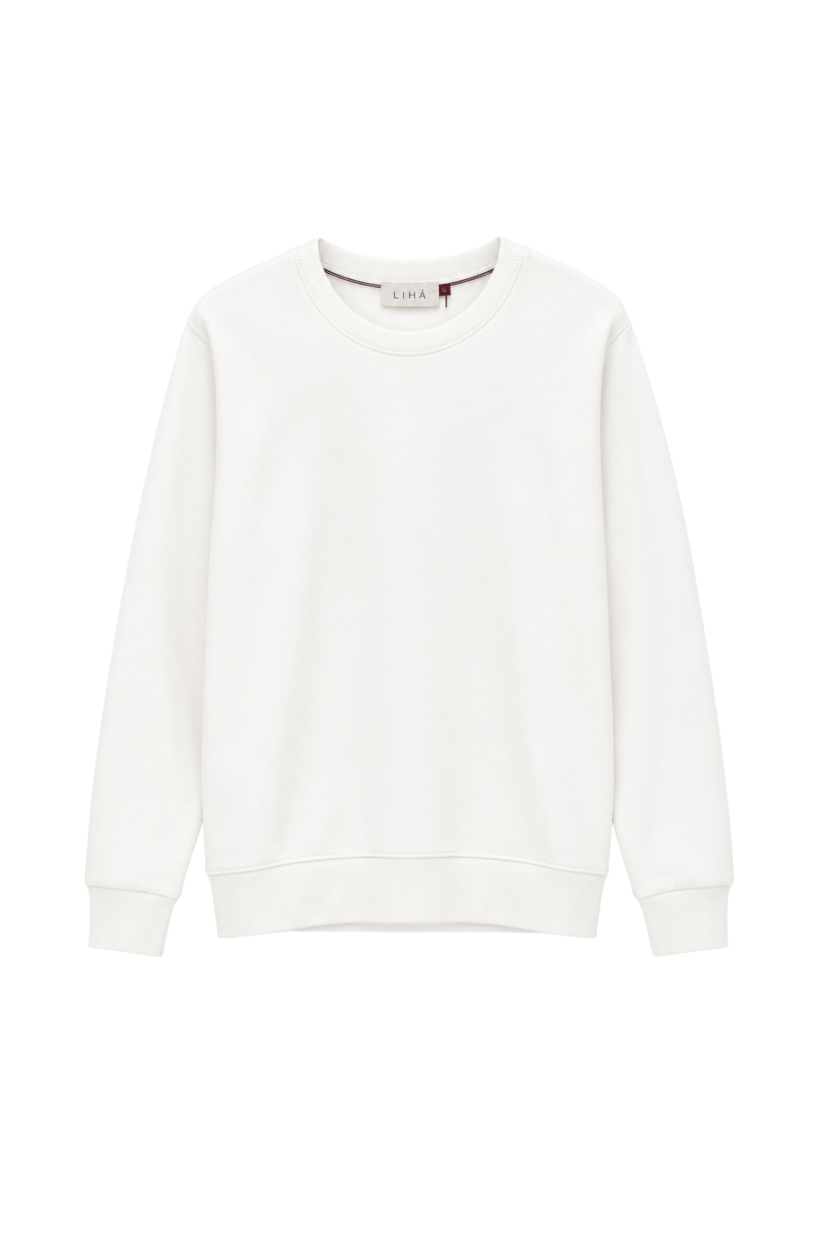 Blusa Moletom Frapê Off White