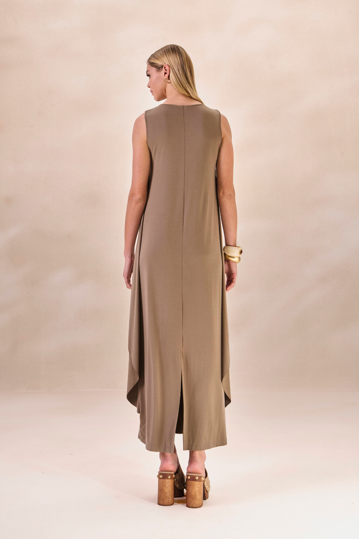Vestido Sobreposição Melanie Verde